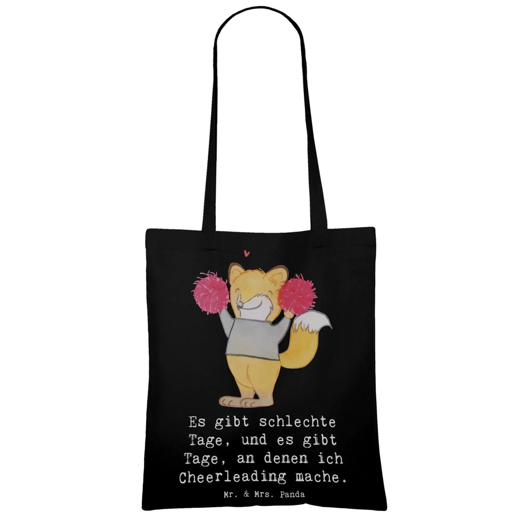 Tragetasche Fuchs Cheerleader Beuteltasche, Beutel, Einkaufstasche, Jutebeutel, Stoffbeutel, Tasche, Shopper, Umhängetasche, Strandtasche, Schultertasche, Stofftasche, Tragetasche, Badetasche, Jutetasche, Einkaufstüte, Laptoptasche, Geschenk, Sport, Sportart, Hobby, Schenken, Danke, Dankeschön, Auszeichnung, Gewinn, Sportler, Cheerleader, Cheerleading, Turnen, Turn Club, Turniere