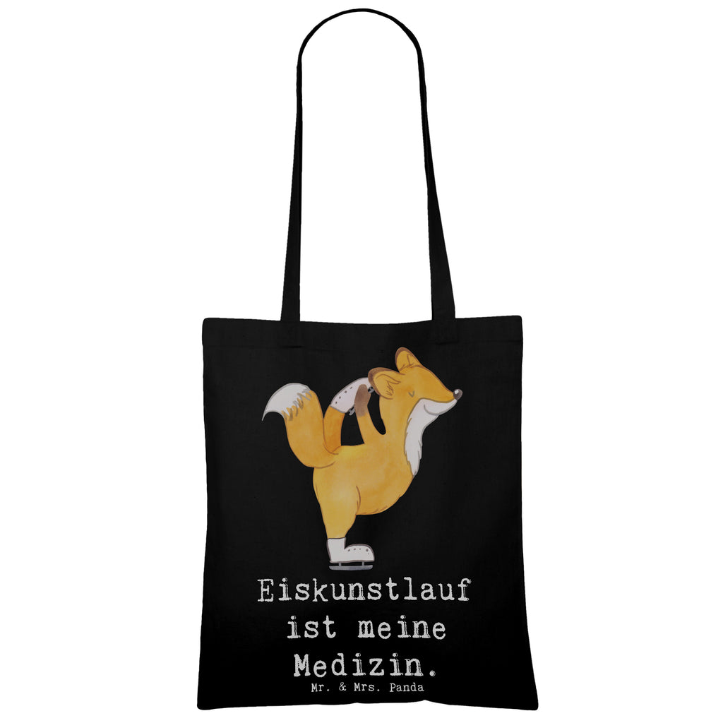 Tragetasche Fuchs Eiskunstläufer Beuteltasche, Beutel, Einkaufstasche, Jutebeutel, Stoffbeutel, Tasche, Shopper, Umhängetasche, Strandtasche, Schultertasche, Stofftasche, Tragetasche, Badetasche, Jutetasche, Einkaufstüte, Laptoptasche, Geschenk, Sport, Sportart, Hobby, Schenken, Danke, Dankeschön, Auszeichnung, Gewinn, Sportler, Eiskunstläufer, Eiskunstläuferin, Eiskunst