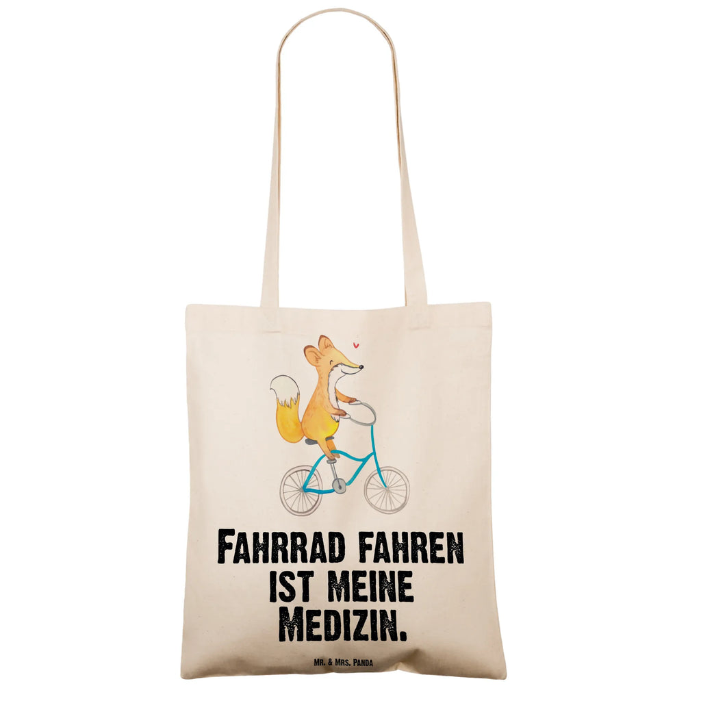 Tragetasche Fuchs Fahrrad fahren Beuteltasche, Beutel, Einkaufstasche, Jutebeutel, Stoffbeutel, Tasche, Shopper, Umhängetasche, Strandtasche, Schultertasche, Stofftasche, Tragetasche, Badetasche, Jutetasche, Einkaufstüte, Laptoptasche, Geschenk, Sport, Sportart, Hobby, Schenken, Danke, Dankeschön, Auszeichnung, Gewinn, Sportler, Fahrrad fahren, Radeln, Trekking, Mountainbiking, Radsport