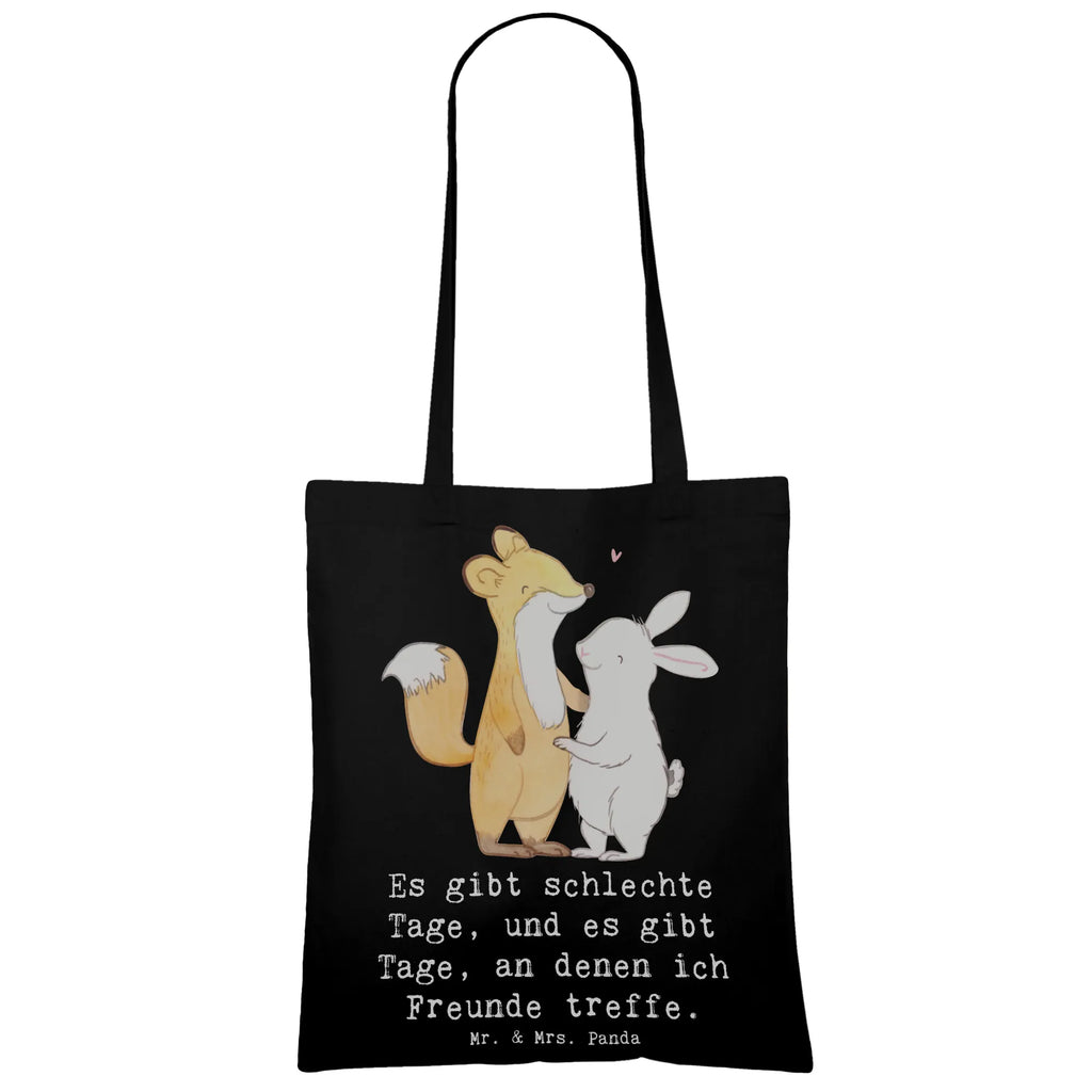 Tragetasche Fuchs Hase Freunde treffen Beuteltasche, Beutel, Einkaufstasche, Jutebeutel, Stoffbeutel, Tasche, Shopper, Umhängetasche, Strandtasche, Schultertasche, Stofftasche, Tragetasche, Badetasche, Jutetasche, Einkaufstüte, Laptoptasche, Geschenk, Sport, Sportart, Hobby, Schenken, Danke, Dankeschön, Auszeichnung, Gewinn, Sportler, Freunde treffen