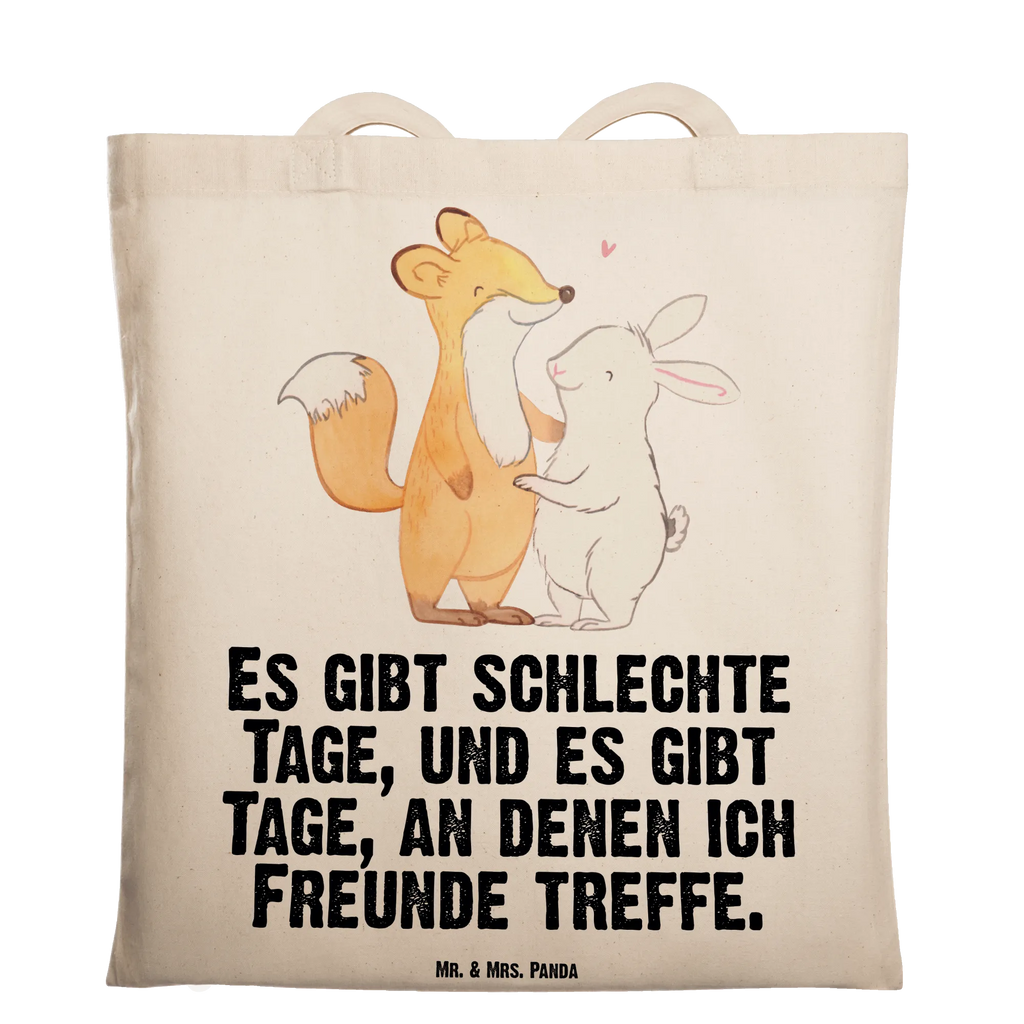 Tragetasche Fuchs Hase Freunde treffen Beuteltasche, Beutel, Einkaufstasche, Jutebeutel, Stoffbeutel, Tasche, Shopper, Umhängetasche, Strandtasche, Schultertasche, Stofftasche, Tragetasche, Badetasche, Jutetasche, Einkaufstüte, Laptoptasche, Geschenk, Sport, Sportart, Hobby, Schenken, Danke, Dankeschön, Auszeichnung, Gewinn, Sportler, Freunde treffen