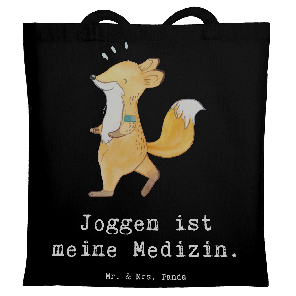 Tragetasche Fuchs Joggen Beuteltasche, Beutel, Einkaufstasche, Jutebeutel, Stoffbeutel, Tasche, Shopper, Umhängetasche, Strandtasche, Schultertasche, Stofftasche, Tragetasche, Badetasche, Jutetasche, Einkaufstüte, Laptoptasche, Geschenk, Sport, Sportart, Hobby, Schenken, Danke, Dankeschön, Auszeichnung, Gewinn, Sportler, Joggen, Dauerlauf, Laufsport, Laufen