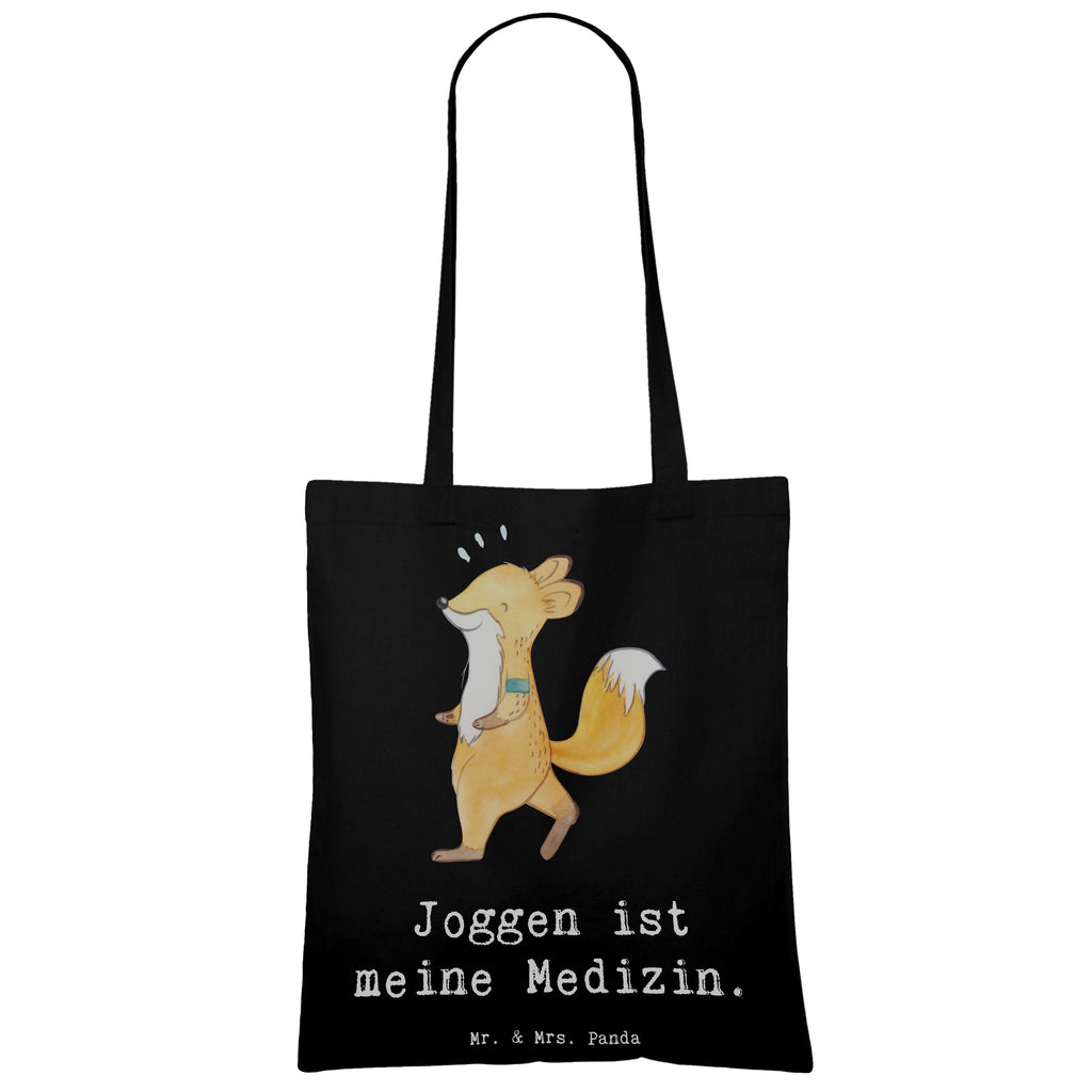 Tragetasche Fuchs Joggen Beuteltasche, Beutel, Einkaufstasche, Jutebeutel, Stoffbeutel, Tasche, Shopper, Umhängetasche, Strandtasche, Schultertasche, Stofftasche, Tragetasche, Badetasche, Jutetasche, Einkaufstüte, Laptoptasche, Geschenk, Sport, Sportart, Hobby, Schenken, Danke, Dankeschön, Auszeichnung, Gewinn, Sportler, Joggen, Dauerlauf, Laufsport, Laufen