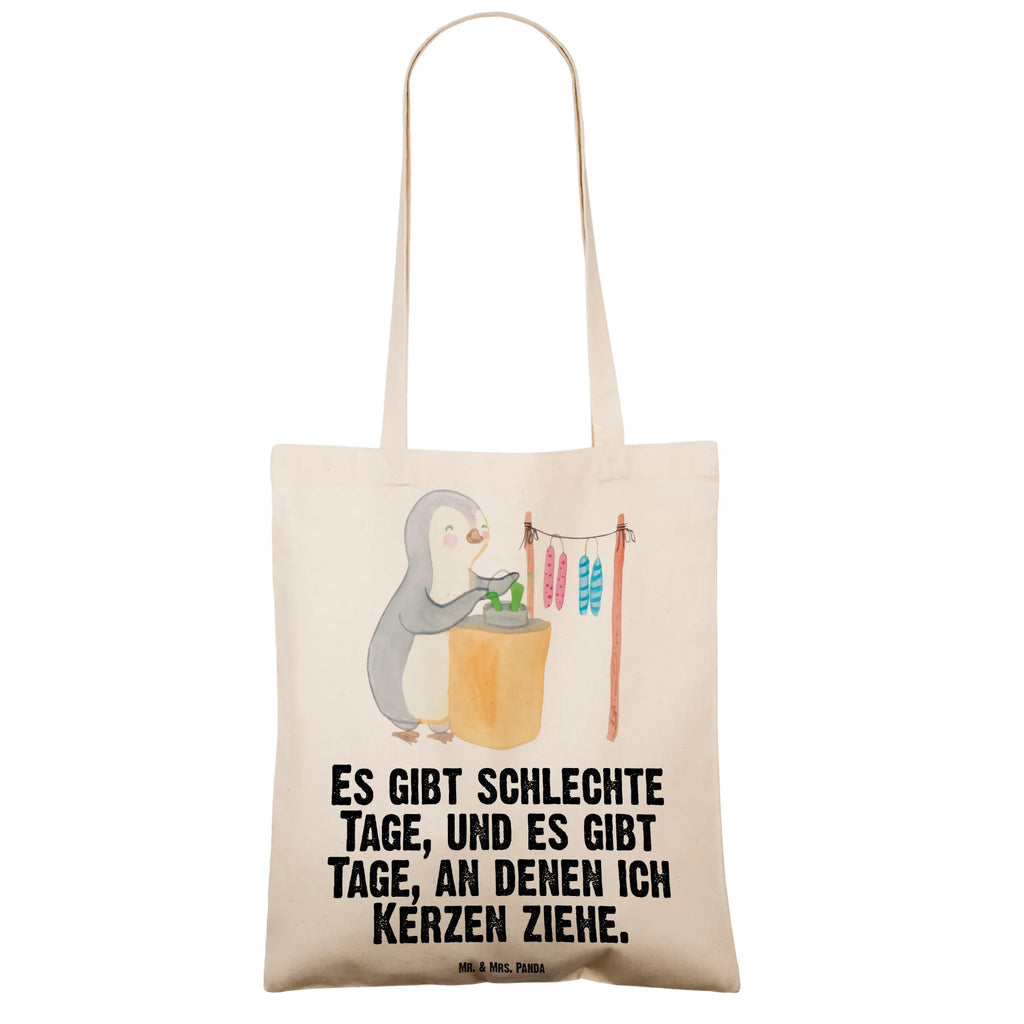 Tragetasche Pinguin Kerzenziehen Beuteltasche, Beutel, Einkaufstasche, Jutebeutel, Stoffbeutel, Tasche, Shopper, Umhängetasche, Strandtasche, Schultertasche, Stofftasche, Tragetasche, Badetasche, Jutetasche, Einkaufstüte, Laptoptasche, Geschenk, Sport, Sportart, Hobby, Schenken, Danke, Dankeschön, Auszeichnung, Gewinn, Sportler, Kerzenziehen, Kerzen ziehen. DIY, Deko basteln