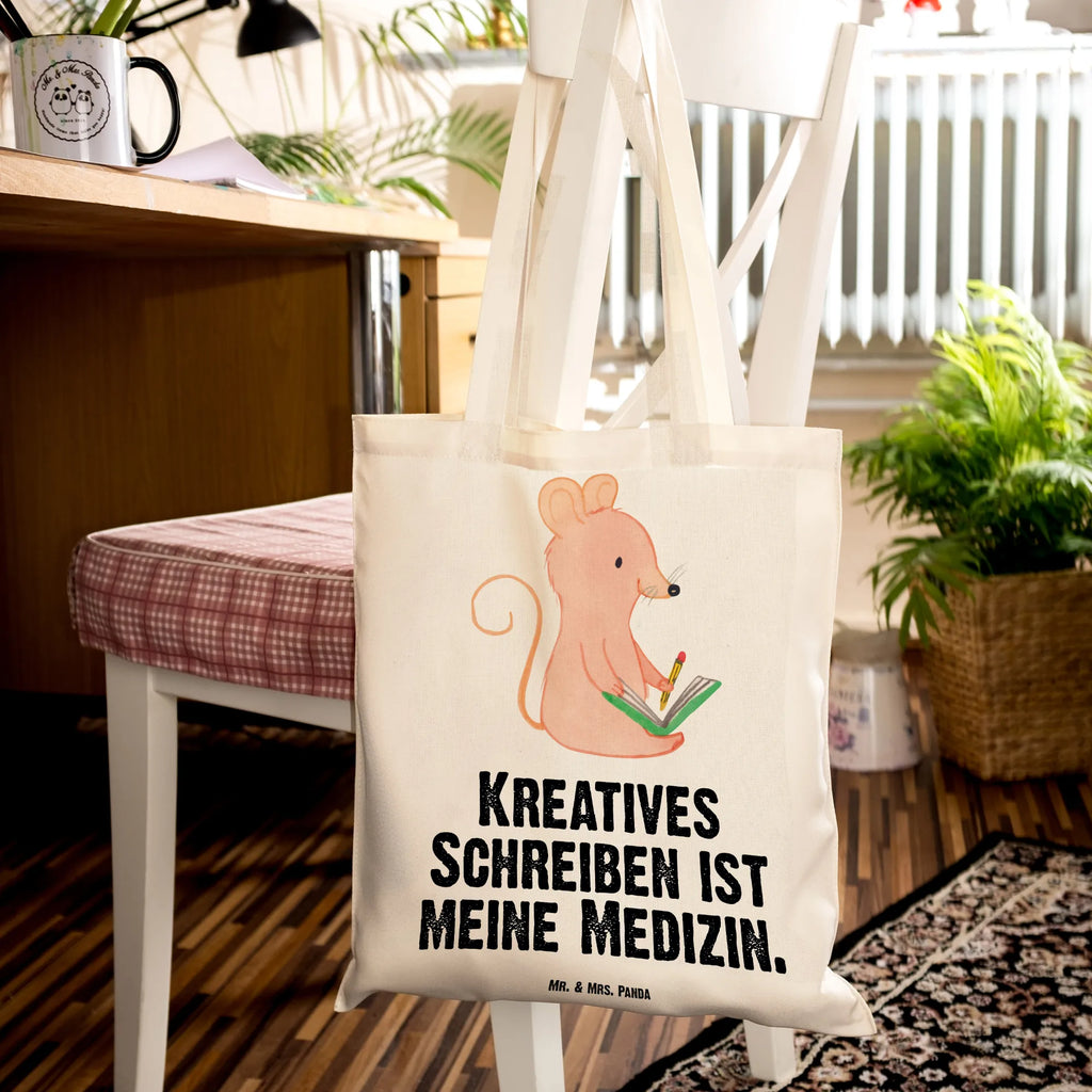 Tragetasche Maus Kreatives Schreiben Beuteltasche, Beutel, Einkaufstasche, Jutebeutel, Stoffbeutel, Tasche, Shopper, Umhängetasche, Strandtasche, Schultertasche, Stofftasche, Tragetasche, Badetasche, Jutetasche, Einkaufstüte, Laptoptasche, Geschenk, Sport, Sportart, Hobby, Schenken, Danke, Dankeschön, Auszeichnung, Gewinn, Sportler, Kreatives Schreiben, creative writing, Literatur schreiben