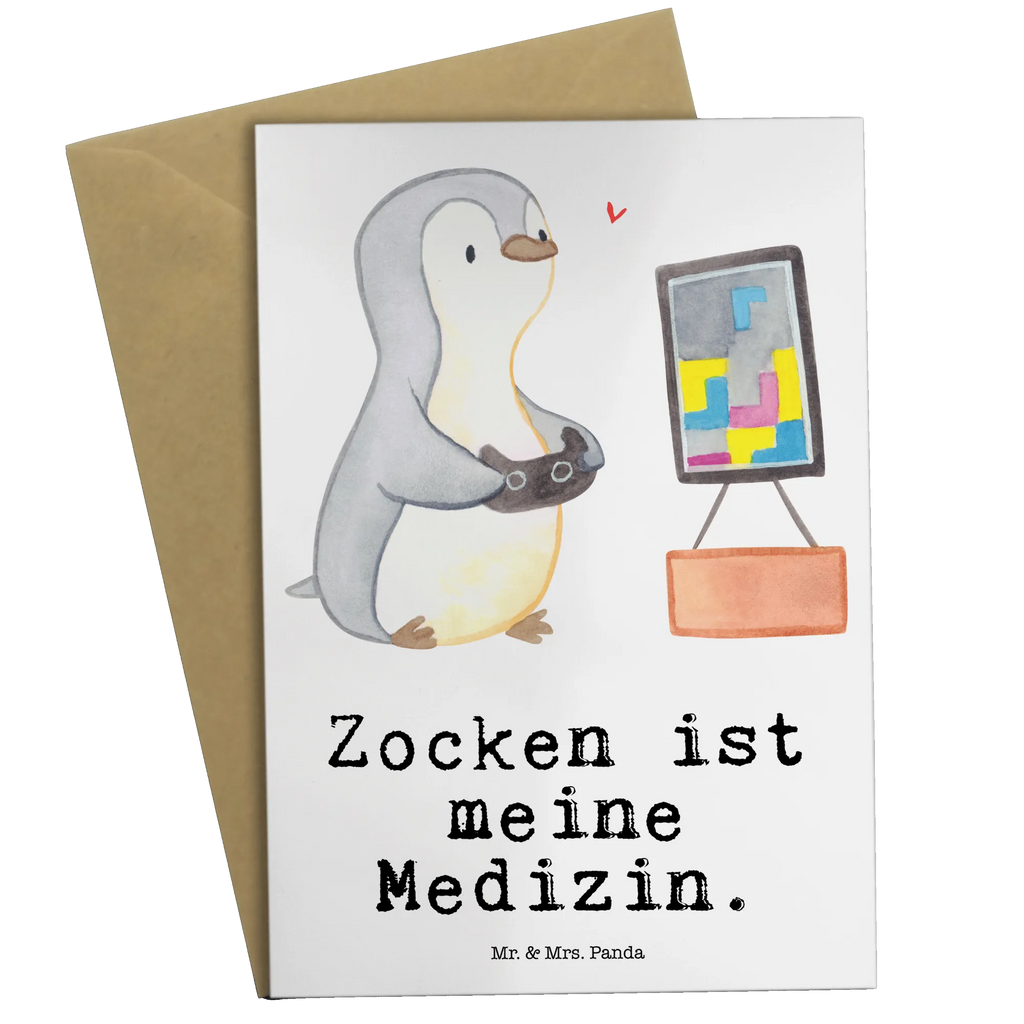 Grußkarte Pinguin Zocken Grußkarte, Klappkarte, Einladungskarte, Glückwunschkarte, Hochzeitskarte, Geburtstagskarte, Karte, Ansichtskarten, Geschenk, Sport, Sportart, Hobby, Schenken, Danke, Dankeschön, Auszeichnung, Gewinn, Sportler, Zocken, Gaming, Videospiele, Videogames