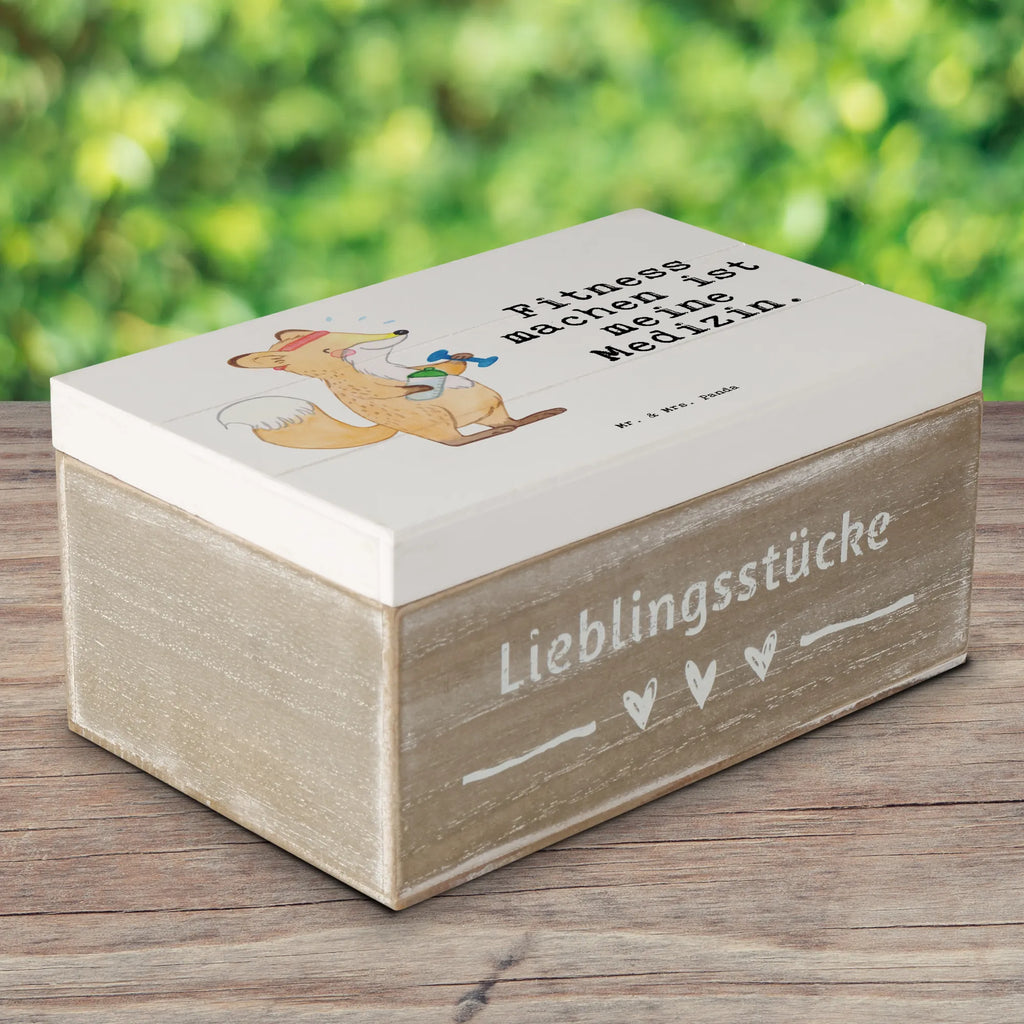 Holzkiste Fuchs Fitness Holzkiste, Kiste, Schatzkiste, Truhe, Schatulle, XXL, Erinnerungsbox, Erinnerungskiste, Dekokiste, Aufbewahrungsbox, Geschenkbox, Geschenkdose, Geschenk, Sport, Sportart, Hobby, Schenken, Danke, Dankeschön, Auszeichnung, Gewinn, Sportler, Fitness, Sport treiben, Fitnessstudio, Sportclub, Kraftsport