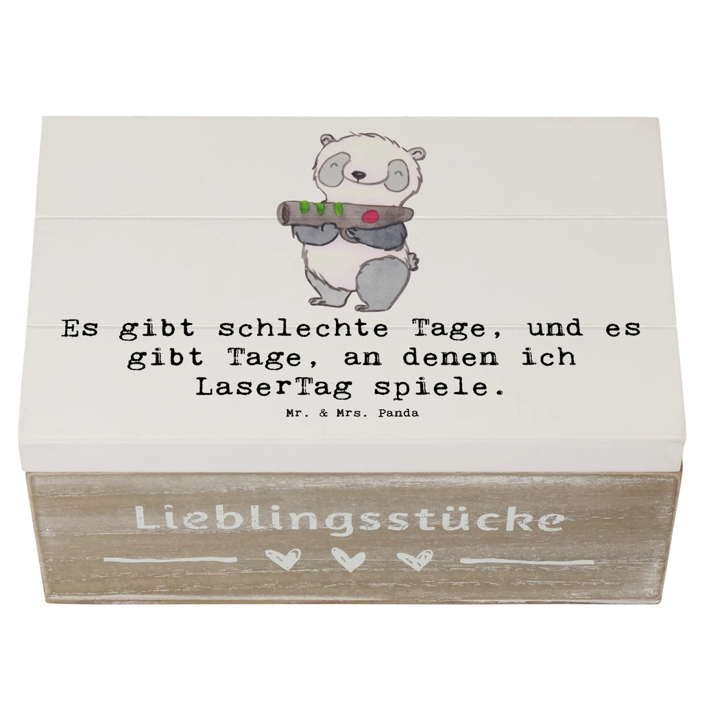 Holzkiste Panda LaserTag Holzkiste, Kiste, Schatzkiste, Truhe, Schatulle, XXL, Erinnerungsbox, Erinnerungskiste, Dekokiste, Aufbewahrungsbox, Geschenkbox, Geschenkdose, Geschenk, Sport, Sportart, Hobby, Schenken, Danke, Dankeschön, Auszeichnung, Gewinn, Sportler, Lasertag, Lasergame Zentrum, Laser Tag Party