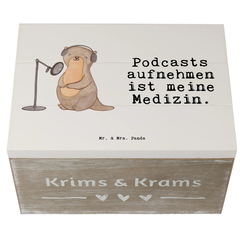 Holzkiste Otter Podcast aufnehmen Holzkiste, Kiste, Schatzkiste, Truhe, Schatulle, XXL, Erinnerungsbox, Erinnerungskiste, Dekokiste, Aufbewahrungsbox, Geschenkbox, Geschenkdose, Geschenk, Sport, Sportart, Hobby, Schenken, Danke, Dankeschön, Auszeichnung, Gewinn, Sportler, Podcast aufnehmen, Podcast produzieren, Podcasterin, Podcaster