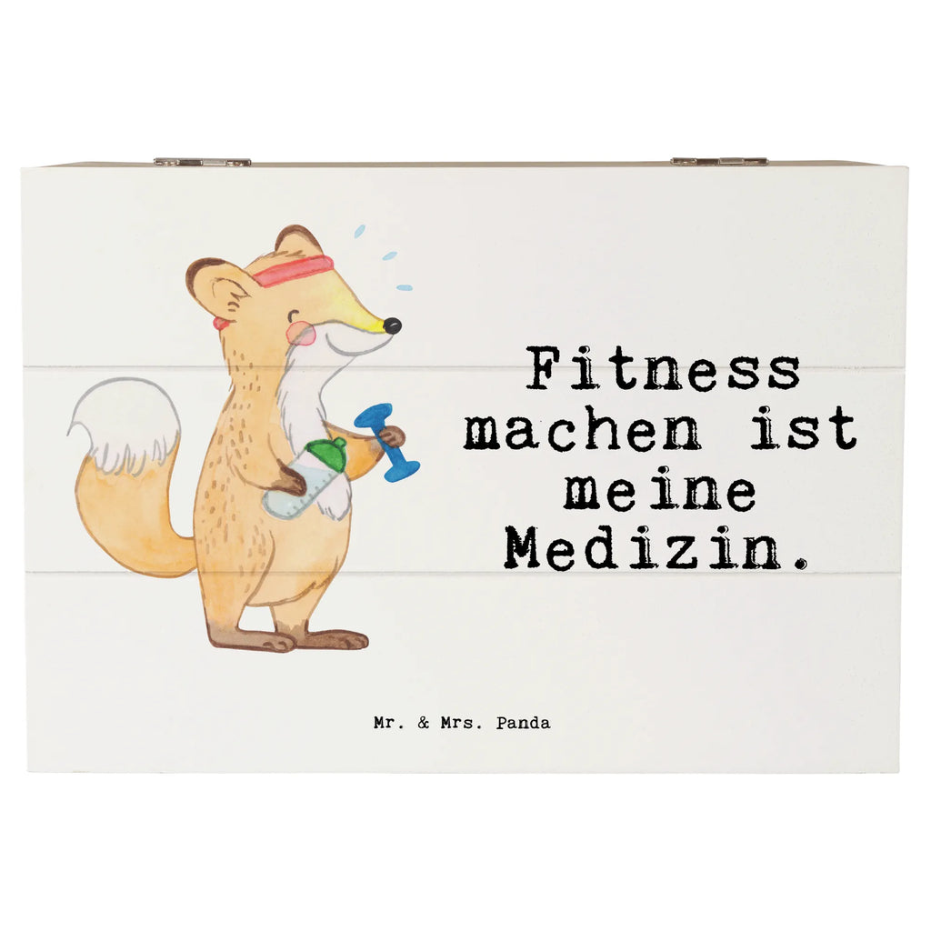 Holzkiste Fuchs Fitness Holzkiste, Kiste, Schatzkiste, Truhe, Schatulle, XXL, Erinnerungsbox, Erinnerungskiste, Dekokiste, Aufbewahrungsbox, Geschenkbox, Geschenkdose, Geschenk, Sport, Sportart, Hobby, Schenken, Danke, Dankeschön, Auszeichnung, Gewinn, Sportler, Fitness, Sport treiben, Fitnessstudio, Sportclub, Kraftsport