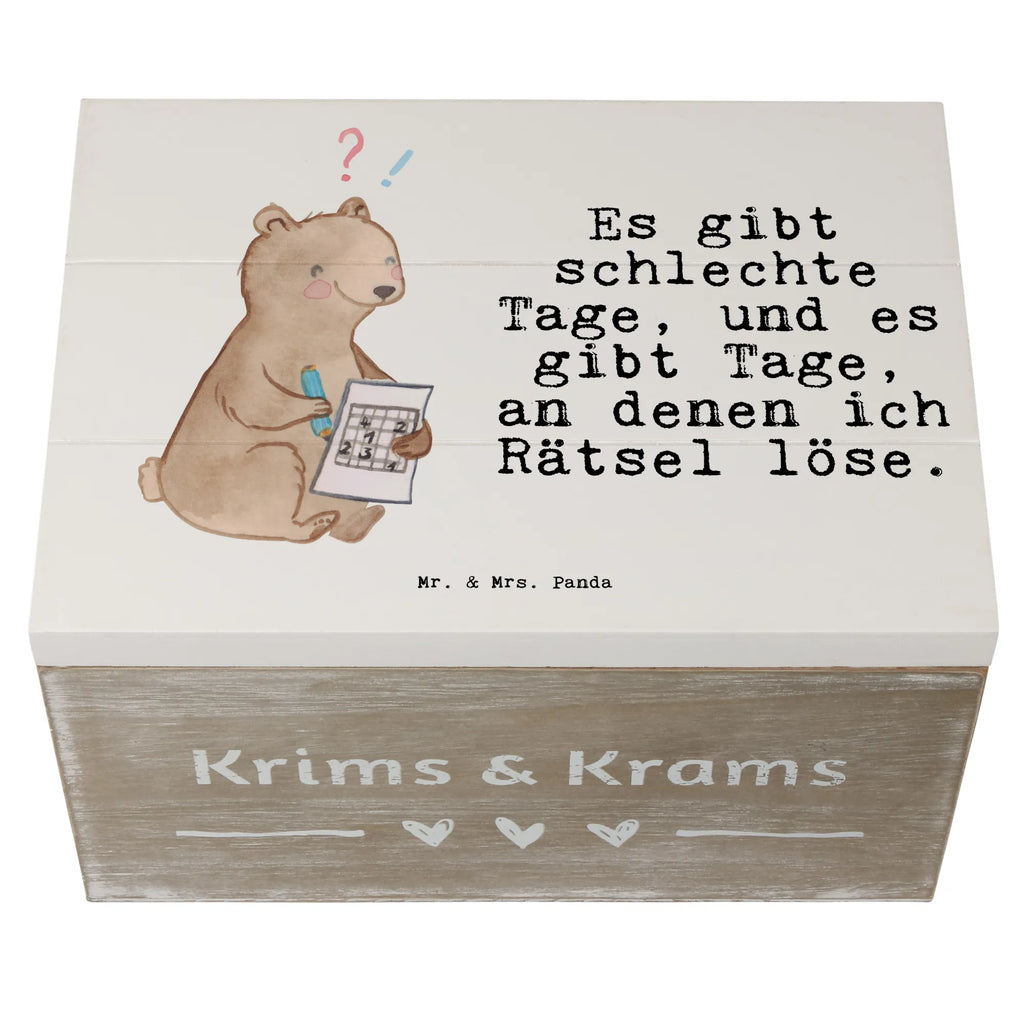 Holzkiste Bär Rätsel lösen Holzkiste, Kiste, Schatzkiste, Truhe, Schatulle, XXL, Erinnerungsbox, Erinnerungskiste, Dekokiste, Aufbewahrungsbox, Geschenkbox, Geschenkdose, Geschenk, Sport, Sportart, Hobby, Schenken, Danke, Dankeschön, Auszeichnung, Gewinn, Sportler, Rätsel lösen, Kreuzworträtsel lösen, Knobeln, Gedächtnistraining, Gedächtnissport