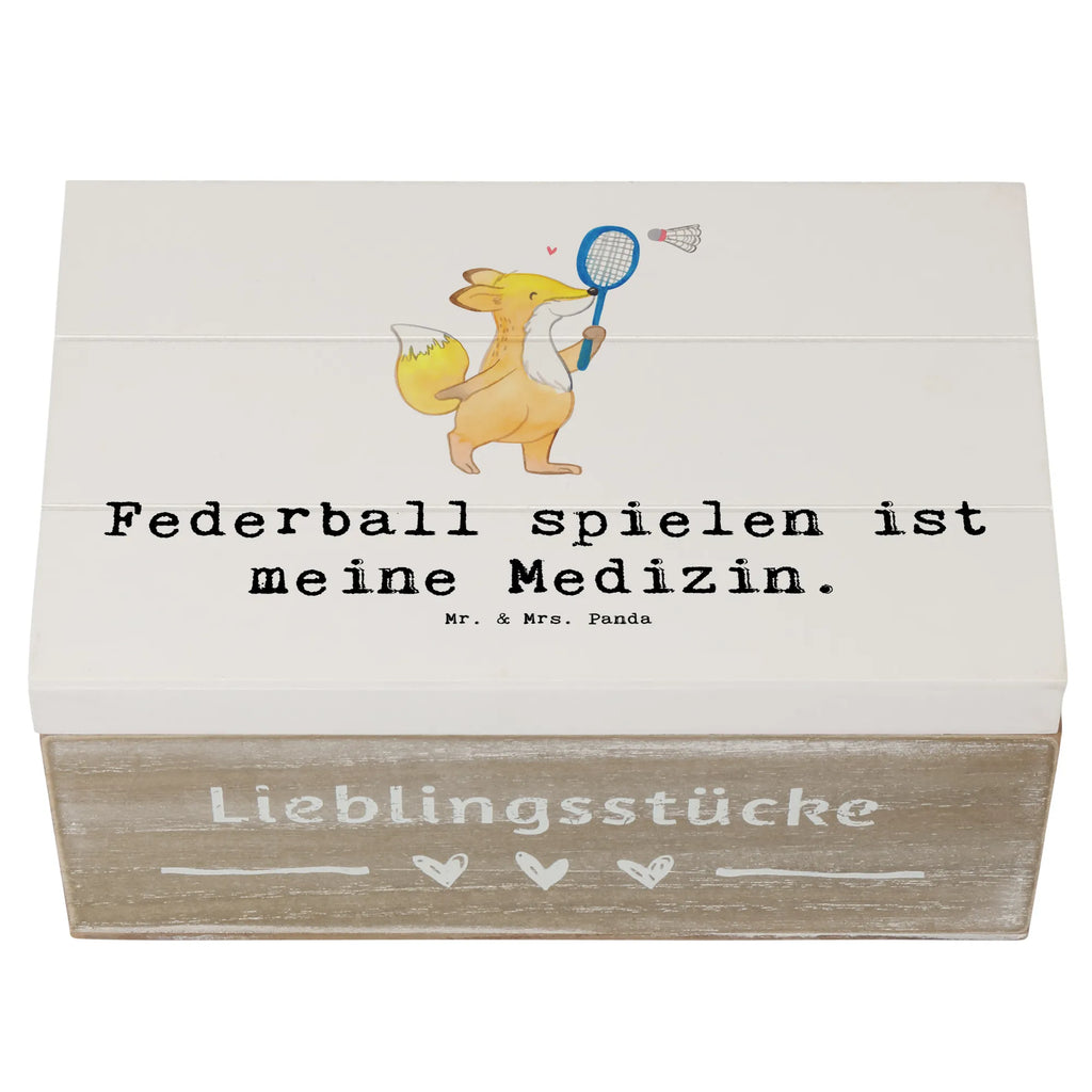 Holzkiste Fuchs Federball spielen Holzkiste, Kiste, Schatzkiste, Truhe, Schatulle, XXL, Erinnerungsbox, Erinnerungskiste, Dekokiste, Aufbewahrungsbox, Geschenkbox, Geschenkdose, Geschenk, Sport, Sportart, Hobby, Schenken, Danke, Dankeschön, Auszeichnung, Gewinn, Sportler, Federball spielen, Badminton