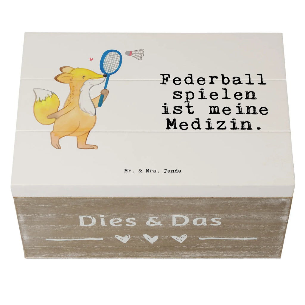 Holzkiste Fuchs Federball spielen Holzkiste, Kiste, Schatzkiste, Truhe, Schatulle, XXL, Erinnerungsbox, Erinnerungskiste, Dekokiste, Aufbewahrungsbox, Geschenkbox, Geschenkdose, Geschenk, Sport, Sportart, Hobby, Schenken, Danke, Dankeschön, Auszeichnung, Gewinn, Sportler, Federball spielen, Badminton