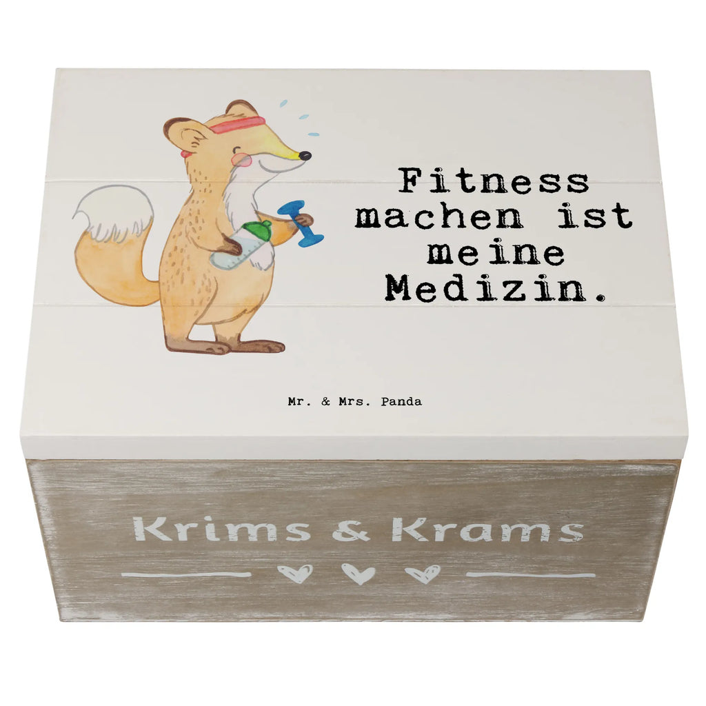 Holzkiste Fuchs Fitness Holzkiste, Kiste, Schatzkiste, Truhe, Schatulle, XXL, Erinnerungsbox, Erinnerungskiste, Dekokiste, Aufbewahrungsbox, Geschenkbox, Geschenkdose, Geschenk, Sport, Sportart, Hobby, Schenken, Danke, Dankeschön, Auszeichnung, Gewinn, Sportler, Fitness, Sport treiben, Fitnessstudio, Sportclub, Kraftsport