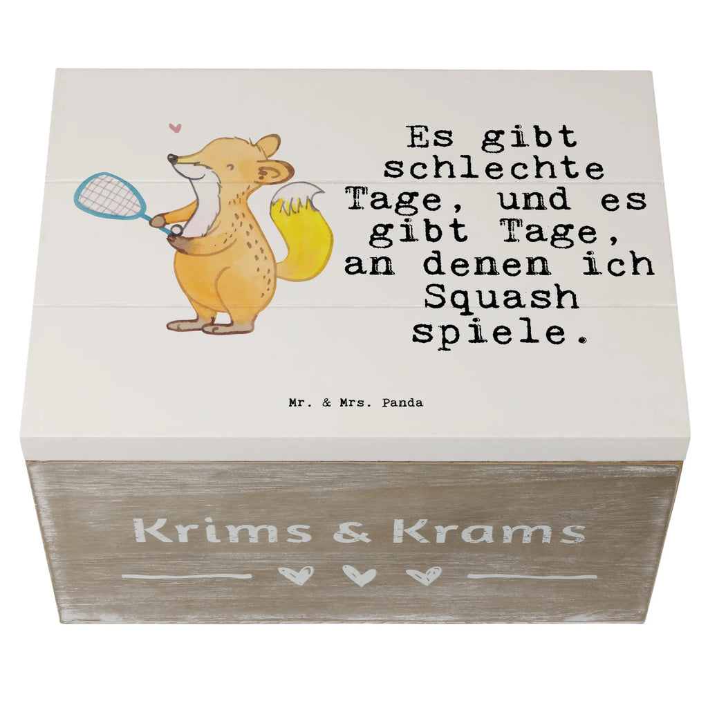 Holzkiste Fuchs Squash spielen Holzkiste, Kiste, Schatzkiste, Truhe, Schatulle, XXL, Erinnerungsbox, Erinnerungskiste, Dekokiste, Aufbewahrungsbox, Geschenkbox, Geschenkdose, Geschenk, Sport, Sportart, Hobby, Schenken, Danke, Dankeschön, Auszeichnung, Gewinn, Sportler, Squash spielen, Squashhalle, Ballsport