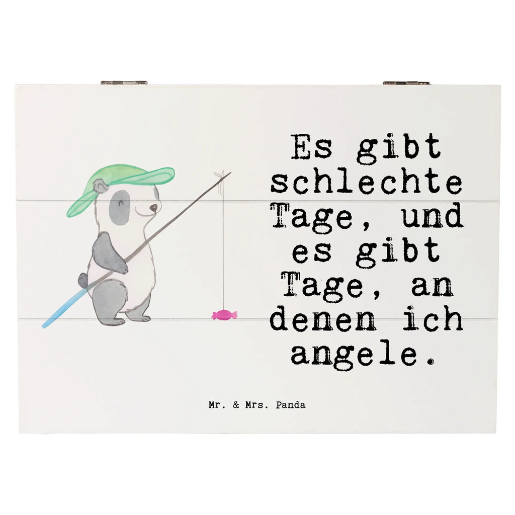 Holzkiste Panda Angeln Holzkiste, Kiste, Schatzkiste, Truhe, Schatulle, XXL, Erinnerungsbox, Erinnerungskiste, Dekokiste, Aufbewahrungsbox, Geschenkbox, Geschenkdose, Geschenk, Sport, Sportart, Hobby, Schenken, Danke, Dankeschön, Auszeichnung, Gewinn, Sportler, angeln, Angelsport, Angelverein, Angler, angeln gehen, Hobbyangler