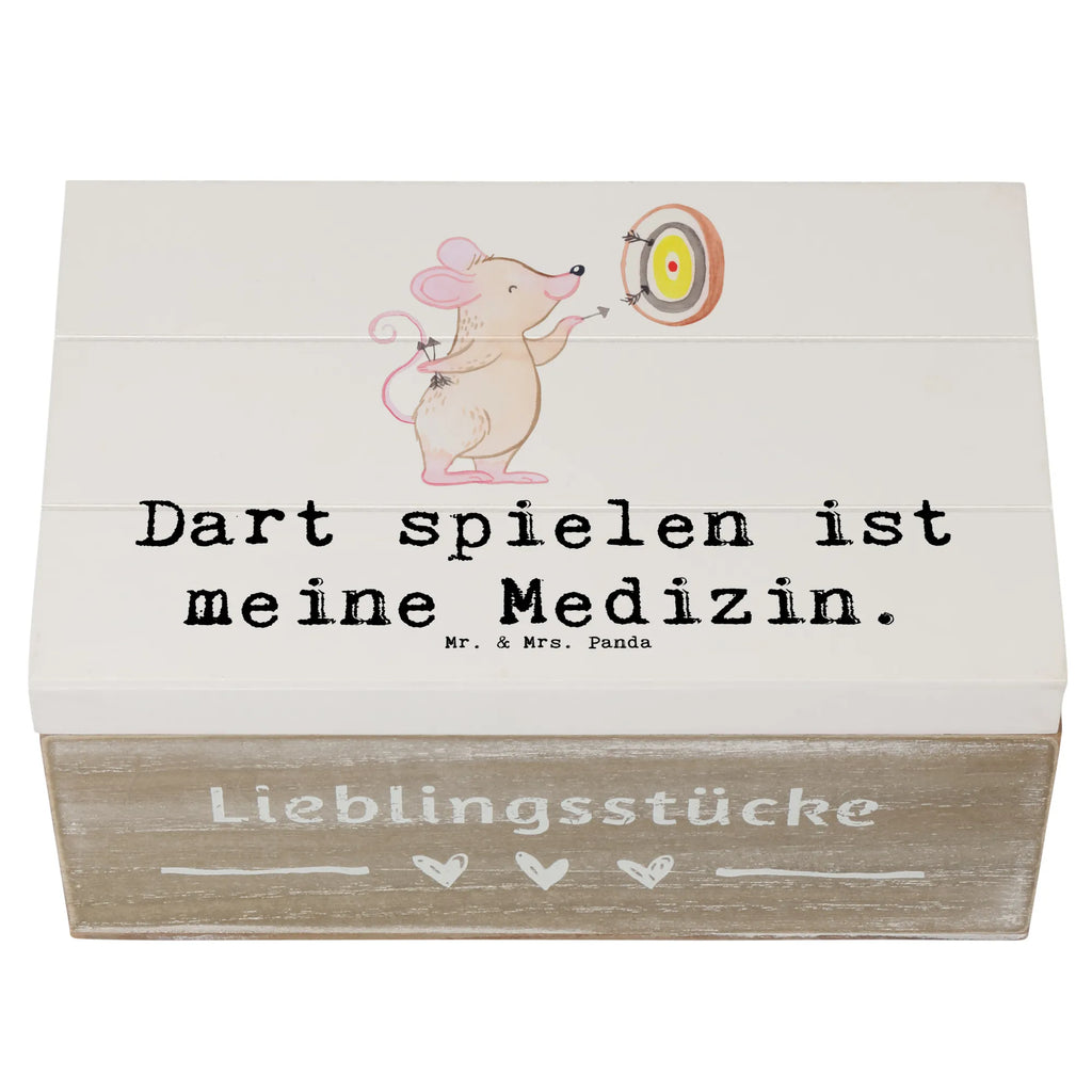 Holzkiste Maus Dart spielen Holzkiste, Kiste, Schatzkiste, Truhe, Schatulle, XXL, Erinnerungsbox, Erinnerungskiste, Dekokiste, Aufbewahrungsbox, Geschenkbox, Geschenkdose, Geschenk, Sport, Sportart, Hobby, Schenken, Danke, Dankeschön, Auszeichnung, Gewinn, Sportler, Dart spielen, Darten, Darts, Dart Turnier