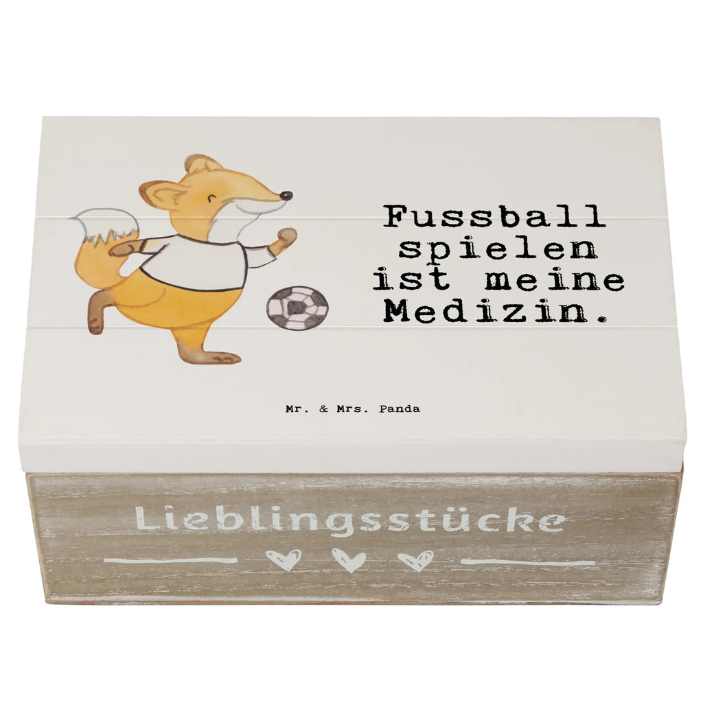 Holzkiste Fuchs Fußball spielen Holzkiste, Kiste, Schatzkiste, Truhe, Schatulle, XXL, Erinnerungsbox, Erinnerungskiste, Dekokiste, Aufbewahrungsbox, Geschenkbox, Geschenkdose, Geschenk, Sport, Sportart, Hobby, Schenken, Danke, Dankeschön, Auszeichnung, Gewinn, Sportler, Fußball, Soccer, Fußballer, Bolzen, Bolzplatz, Fußballerin