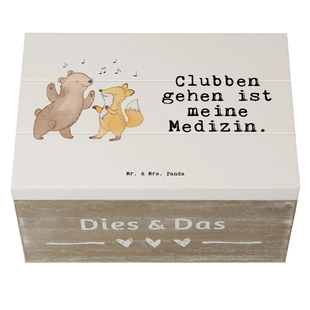 Holzkiste Bär & Fuchs Disco Holzkiste, Kiste, Schatzkiste, Truhe, Schatulle, XXL, Erinnerungsbox, Erinnerungskiste, Dekokiste, Aufbewahrungsbox, Geschenkbox, Geschenkdose, Geschenk, Sport, Sportart, Hobby, Schenken, Danke, Dankeschön, Auszeichnung, Gewinn, Sportler, Disco, Clubs, Tanzen, Feiern, Clubbing