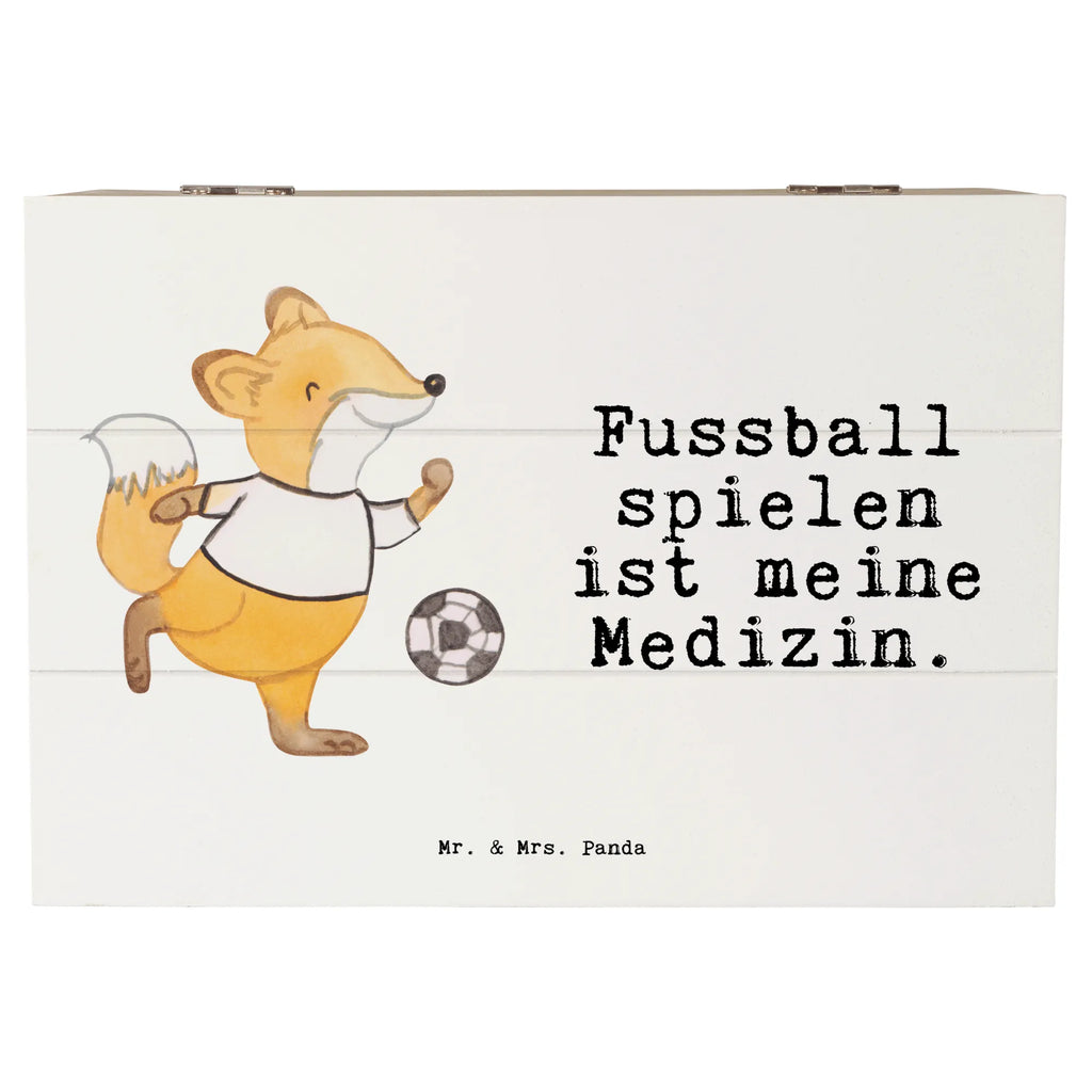 Holzkiste Fuchs Fußball spielen Holzkiste, Kiste, Schatzkiste, Truhe, Schatulle, XXL, Erinnerungsbox, Erinnerungskiste, Dekokiste, Aufbewahrungsbox, Geschenkbox, Geschenkdose, Geschenk, Sport, Sportart, Hobby, Schenken, Danke, Dankeschön, Auszeichnung, Gewinn, Sportler, Fußball, Soccer, Fußballer, Bolzen, Bolzplatz, Fußballerin