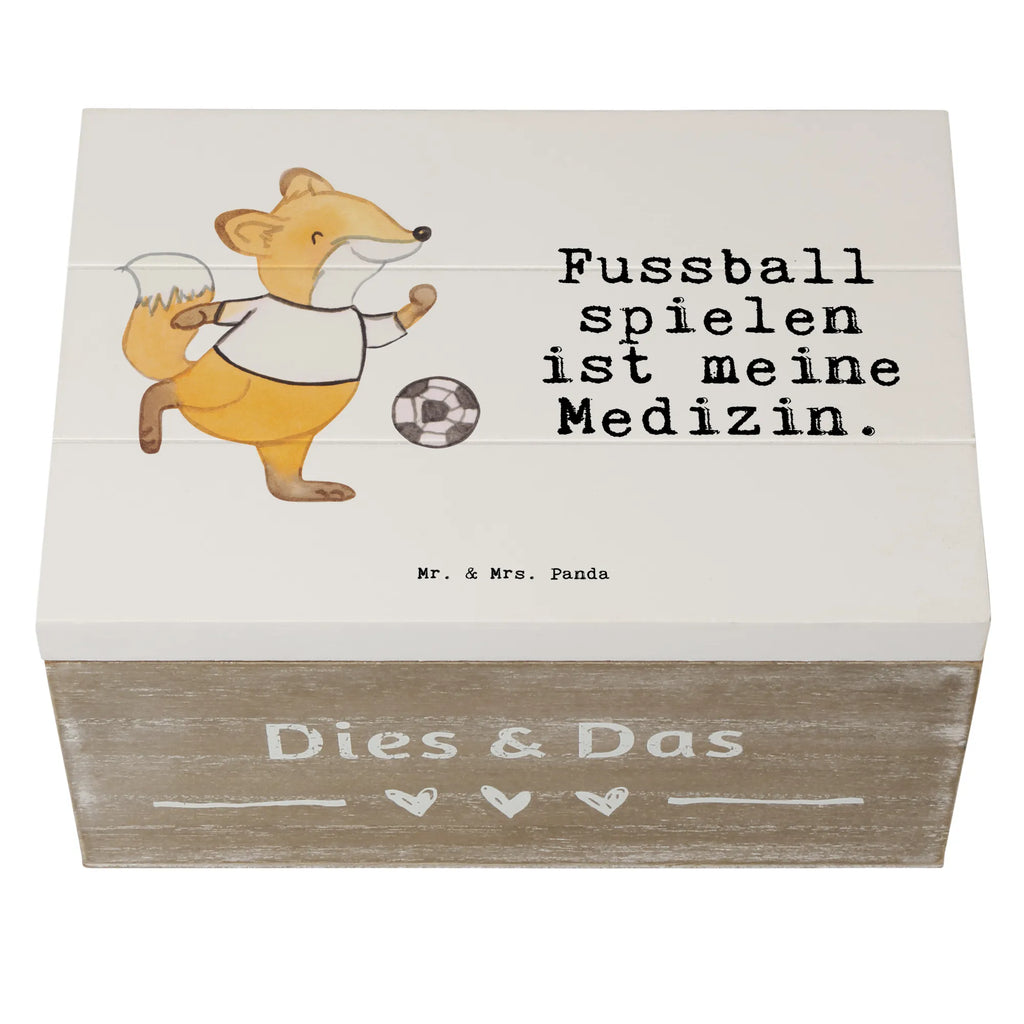 Holzkiste Fuchs Fußball spielen Holzkiste, Kiste, Schatzkiste, Truhe, Schatulle, XXL, Erinnerungsbox, Erinnerungskiste, Dekokiste, Aufbewahrungsbox, Geschenkbox, Geschenkdose, Geschenk, Sport, Sportart, Hobby, Schenken, Danke, Dankeschön, Auszeichnung, Gewinn, Sportler, Fußball, Soccer, Fußballer, Bolzen, Bolzplatz, Fußballerin