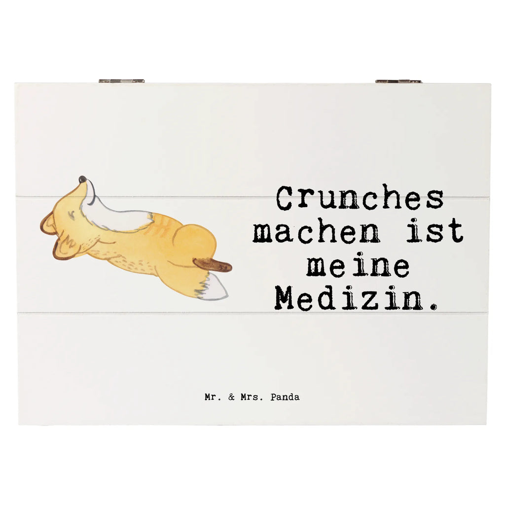 Holzkiste Fuchs Crunches Holzkiste, Kiste, Schatzkiste, Truhe, Schatulle, XXL, Erinnerungsbox, Erinnerungskiste, Dekokiste, Aufbewahrungsbox, Geschenkbox, Geschenkdose, Geschenk, Sport, Sportart, Hobby, Schenken, Danke, Dankeschön, Auszeichnung, Gewinn, Sportler, Crunches, Fitness, Bauchpressen, Fitnessstudio