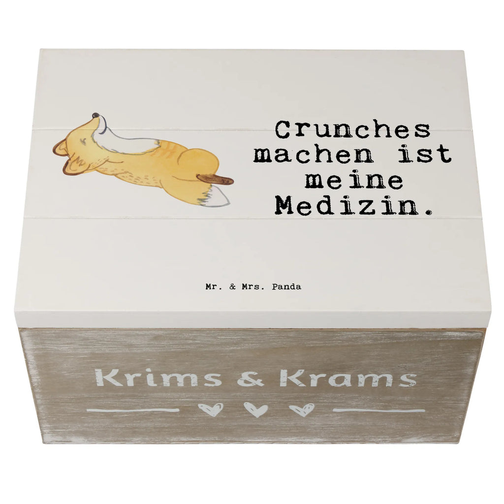 Holzkiste Fuchs Crunches Holzkiste, Kiste, Schatzkiste, Truhe, Schatulle, XXL, Erinnerungsbox, Erinnerungskiste, Dekokiste, Aufbewahrungsbox, Geschenkbox, Geschenkdose, Geschenk, Sport, Sportart, Hobby, Schenken, Danke, Dankeschön, Auszeichnung, Gewinn, Sportler, Crunches, Fitness, Bauchpressen, Fitnessstudio