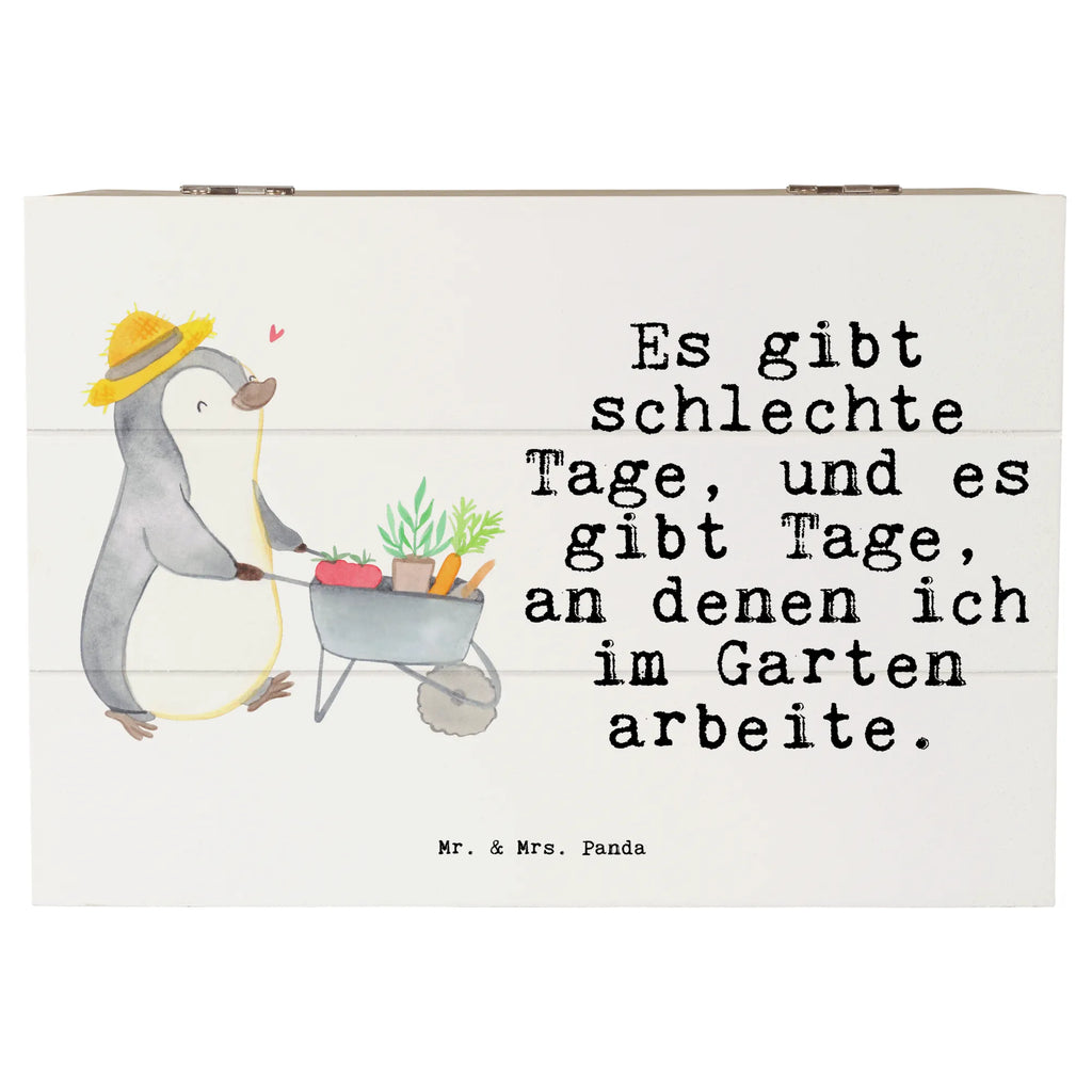 Holzkiste Pinguin Gartenarbeit Holzkiste, Kiste, Schatzkiste, Truhe, Schatulle, XXL, Erinnerungsbox, Erinnerungskiste, Dekokiste, Aufbewahrungsbox, Geschenkbox, Geschenkdose, Geschenk, Sport, Sportart, Hobby, Schenken, Danke, Dankeschön, Auszeichnung, Gewinn, Sportler, Gartenarbeit, Urban gardening, Gärtnern, Gartenpflege