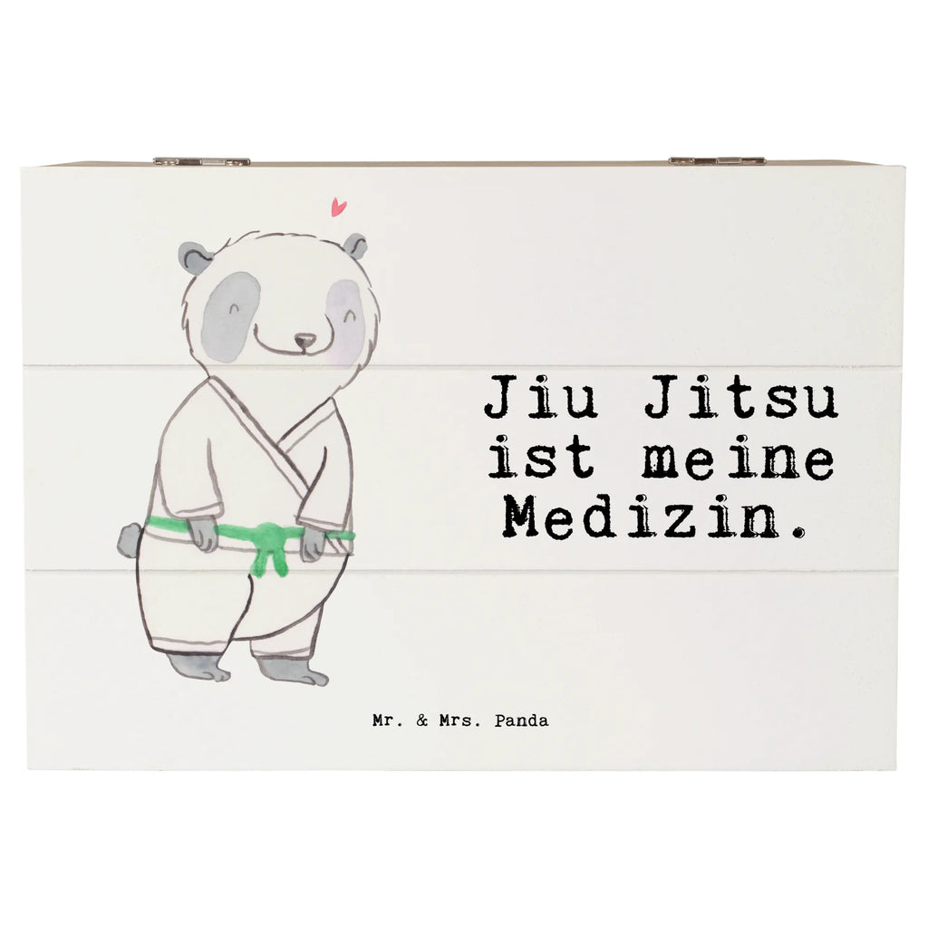 Holzkiste Panda Jiu Jitsu Holzkiste, Kiste, Schatzkiste, Truhe, Schatulle, XXL, Erinnerungsbox, Erinnerungskiste, Dekokiste, Aufbewahrungsbox, Geschenkbox, Geschenkdose, Geschenk, Sport, Sportart, Hobby, Schenken, Danke, Dankeschön, Auszeichnung, Gewinn, Sportler, Jiu Jitsu, japanische Kampfkunst, Selbstverteidigung