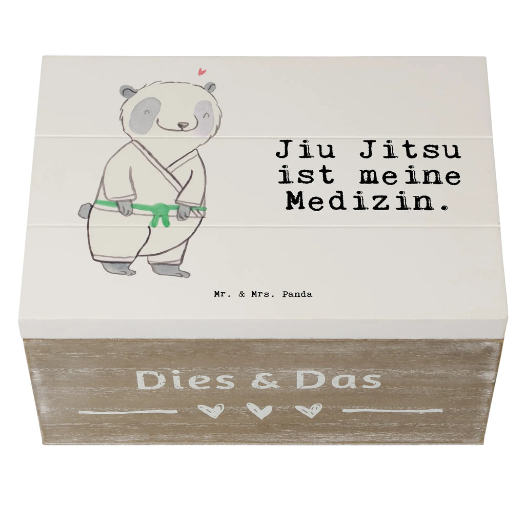 Holzkiste Panda Jiu Jitsu Holzkiste, Kiste, Schatzkiste, Truhe, Schatulle, XXL, Erinnerungsbox, Erinnerungskiste, Dekokiste, Aufbewahrungsbox, Geschenkbox, Geschenkdose, Geschenk, Sport, Sportart, Hobby, Schenken, Danke, Dankeschön, Auszeichnung, Gewinn, Sportler, Jiu Jitsu, japanische Kampfkunst, Selbstverteidigung