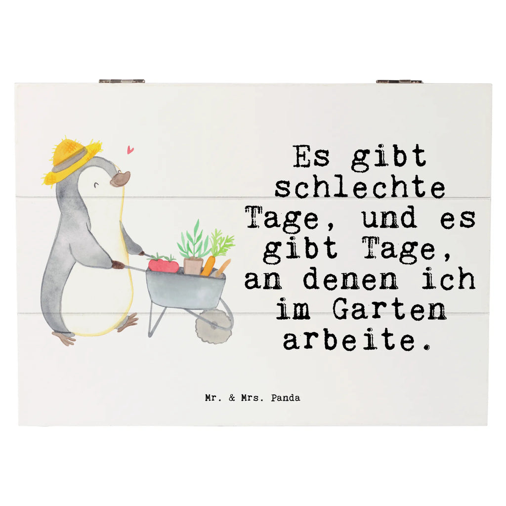 Holzkiste Pinguin Gartenarbeit Holzkiste, Kiste, Schatzkiste, Truhe, Schatulle, XXL, Erinnerungsbox, Erinnerungskiste, Dekokiste, Aufbewahrungsbox, Geschenkbox, Geschenkdose, Geschenk, Sport, Sportart, Hobby, Schenken, Danke, Dankeschön, Auszeichnung, Gewinn, Sportler, Gartenarbeit, Urban gardening, Gärtnern, Gartenpflege