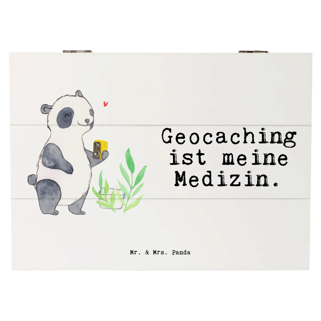 Holzkiste Panda Geocaching Holzkiste, Kiste, Schatzkiste, Truhe, Schatulle, XXL, Erinnerungsbox, Erinnerungskiste, Dekokiste, Aufbewahrungsbox, Geschenkbox, Geschenkdose, Geschenk, Sport, Sportart, Hobby, Schenken, Danke, Dankeschön, Auszeichnung, Gewinn, Sportler, Geocaching, Schatzsuchen, GPS Schnitzeljagd, Opencaching