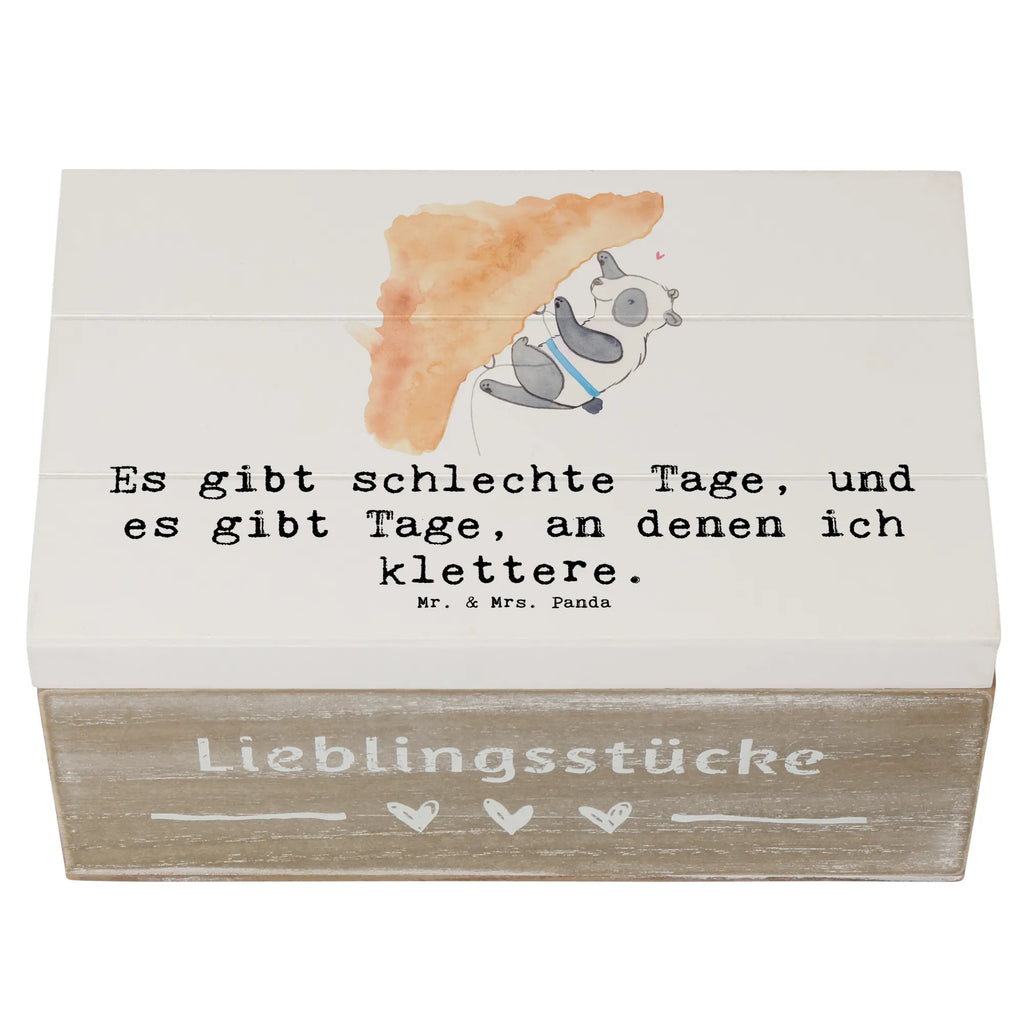 Holzkiste Panda Klettern Holzkiste, Kiste, Schatzkiste, Truhe, Schatulle, XXL, Erinnerungsbox, Erinnerungskiste, Dekokiste, Aufbewahrungsbox, Geschenkbox, Geschenkdose, Geschenk, Sport, Sportart, Hobby, Schenken, Danke, Dankeschön, Auszeichnung, Gewinn, Sportler, Klettern, Bouldern, Kletterhalle, Klettersport