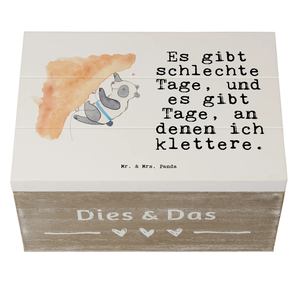 Holzkiste Panda Klettern Holzkiste, Kiste, Schatzkiste, Truhe, Schatulle, XXL, Erinnerungsbox, Erinnerungskiste, Dekokiste, Aufbewahrungsbox, Geschenkbox, Geschenkdose, Geschenk, Sport, Sportart, Hobby, Schenken, Danke, Dankeschön, Auszeichnung, Gewinn, Sportler, Klettern, Bouldern, Kletterhalle, Klettersport