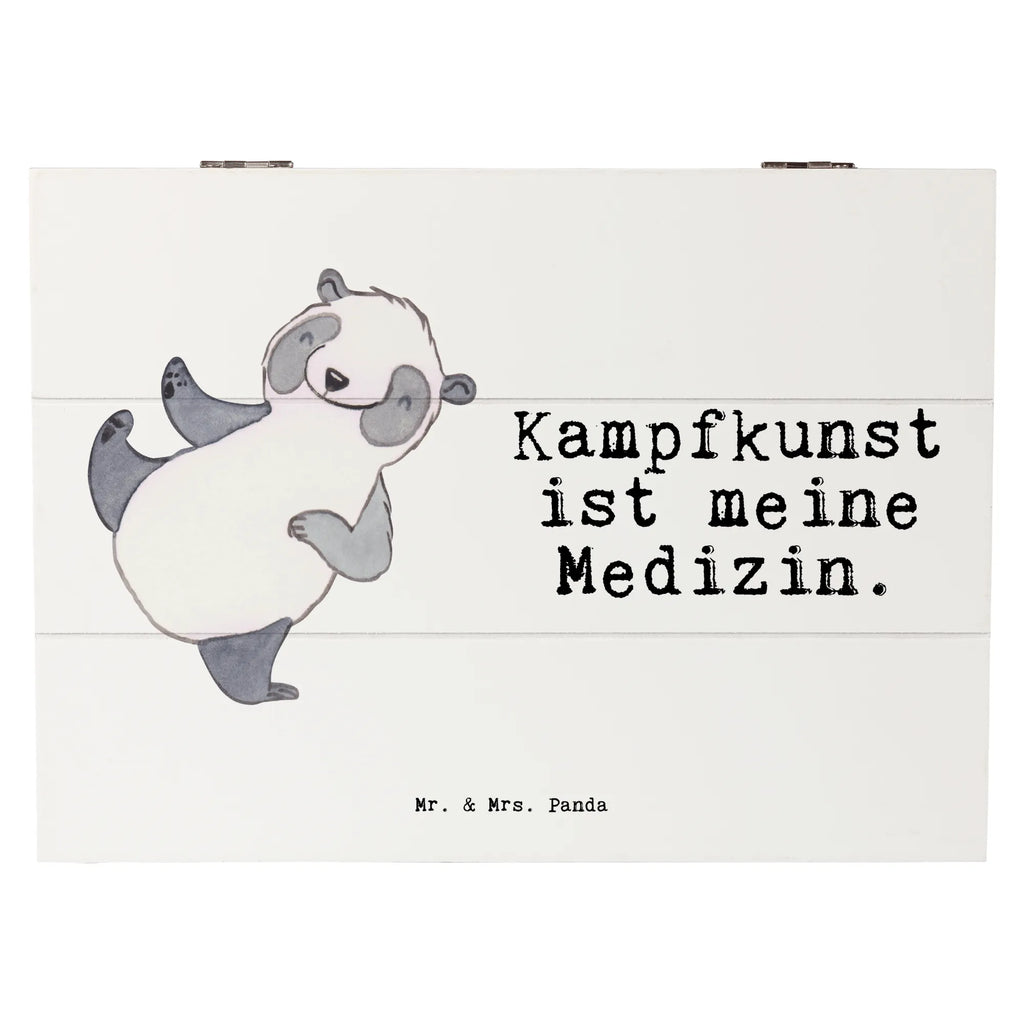 Holzkiste Panda Kampfkunst Holzkiste, Kiste, Schatzkiste, Truhe, Schatulle, XXL, Erinnerungsbox, Erinnerungskiste, Dekokiste, Aufbewahrungsbox, Geschenkbox, Geschenkdose, Geschenk, Sport, Sportart, Hobby, Schenken, Danke, Dankeschön, Auszeichnung, Gewinn, Sportler, Kampfkunst, Kampfsportarten, Selbstverteidigung