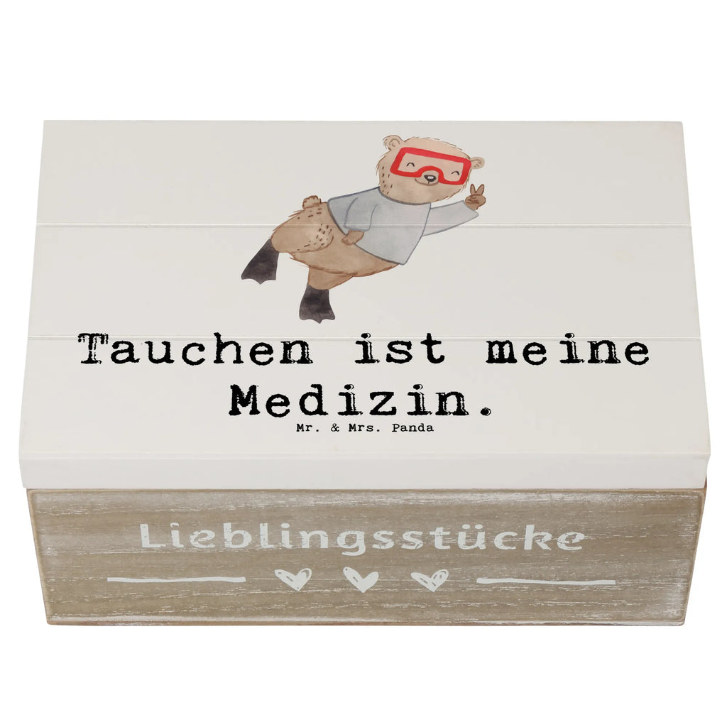 Holzkiste Bär Tauchen Holzkiste, Kiste, Schatzkiste, Truhe, Schatulle, XXL, Erinnerungsbox, Erinnerungskiste, Dekokiste, Aufbewahrungsbox, Geschenkbox, Geschenkdose, Geschenk, Sport, Sportart, Hobby, Schenken, Danke, Dankeschön, Auszeichnung, Gewinn, Sportler, Tauchen, schnorcheln, Tauchgang, Tauchschule, Diving, Dive, Unterwasserabenteuer, Tauchsport, Tiefseetauchen, Tauchausflug, Tauchsafari