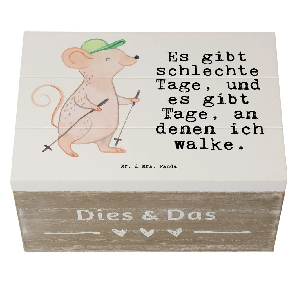 Holzkiste Maus Walking Holzkiste, Kiste, Schatzkiste, Truhe, Schatulle, XXL, Erinnerungsbox, Erinnerungskiste, Dekokiste, Aufbewahrungsbox, Geschenkbox, Geschenkdose, Geschenk, Sport, Sportart, Hobby, Schenken, Danke, Dankeschön, Auszeichnung, Gewinn, Sportler, Walking, Walken, schnelles Gehen, Spazieren gehen