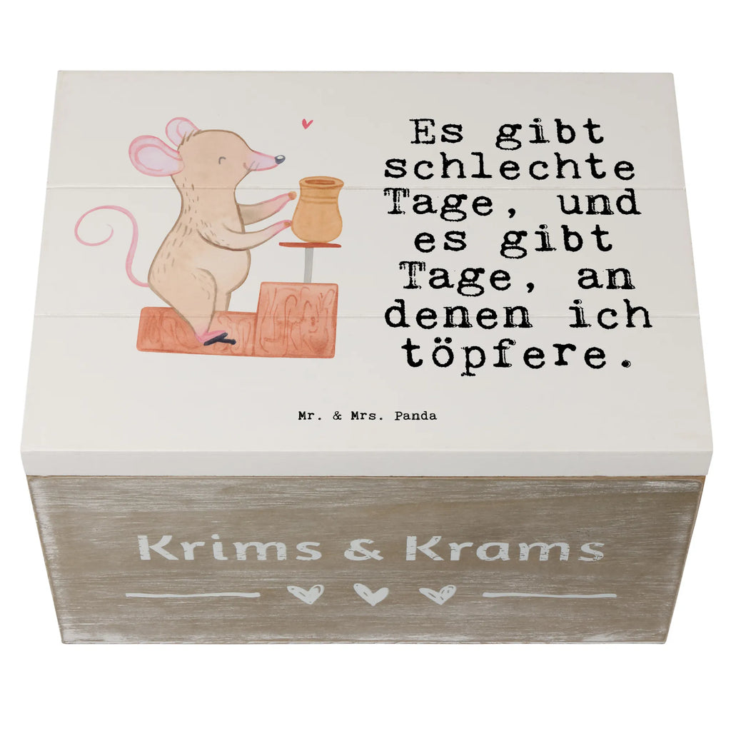 Holzkiste Maus Töpfern Holzkiste, Kiste, Schatzkiste, Truhe, Schatulle, XXL, Erinnerungsbox, Erinnerungskiste, Dekokiste, Aufbewahrungsbox, Geschenkbox, Geschenkdose, Geschenk, Sport, Sportart, Hobby, Schenken, Danke, Dankeschön, Auszeichnung, Gewinn, Sportler, Töpfern, Töpferei, Töpferkurs