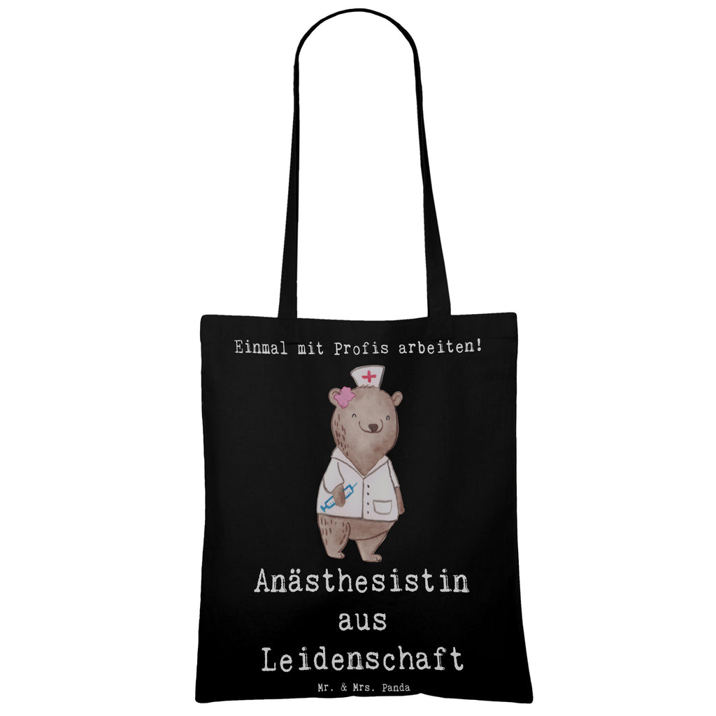 Tragetasche Anästhesistin aus Leidenschaft Beuteltasche, Beutel, Einkaufstasche, Jutebeutel, Stoffbeutel, Tasche, Shopper, Umhängetasche, Strandtasche, Schultertasche, Stofftasche, Tragetasche, Badetasche, Jutetasche, Einkaufstüte, Laptoptasche, Beruf, Ausbildung, Jubiläum, Abschied, Rente, Kollege, Kollegin, Geschenk, Schenken, Arbeitskollege, Mitarbeiter, Firma, Danke, Dankeschön, Anästhesistin, Narkoseärztin, Anästhesie, Krankenhaus, Studium