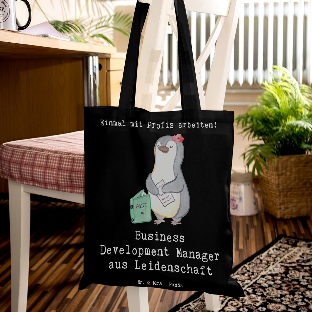 Tragetasche Business Development Manager aus Leidenschaft Beuteltasche, Beutel, Einkaufstasche, Jutebeutel, Stoffbeutel, Tasche, Shopper, Umhängetasche, Strandtasche, Schultertasche, Stofftasche, Tragetasche, Badetasche, Jutetasche, Einkaufstüte, Laptoptasche, Beruf, Ausbildung, Jubiläum, Abschied, Rente, Kollege, Kollegin, Geschenk, Schenken, Arbeitskollege, Mitarbeiter, Firma, Danke, Dankeschön