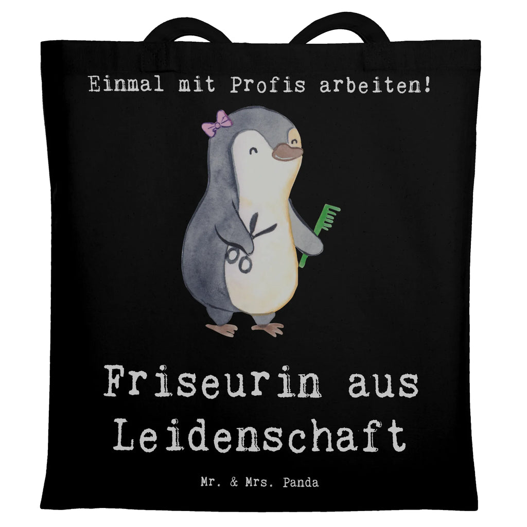 Tragetasche Friseurin aus Leidenschaft Beuteltasche, Beutel, Einkaufstasche, Jutebeutel, Stoffbeutel, Tasche, Shopper, Umhängetasche, Strandtasche, Schultertasche, Stofftasche, Tragetasche, Badetasche, Jutetasche, Einkaufstüte, Laptoptasche, Beruf, Ausbildung, Jubiläum, Abschied, Rente, Kollege, Kollegin, Geschenk, Schenken, Arbeitskollege, Mitarbeiter, Firma, Danke, Dankeschön, Frisörin, Haarstylistin, Frisörbesuch, Friseursalon, Eröffnung Friseur