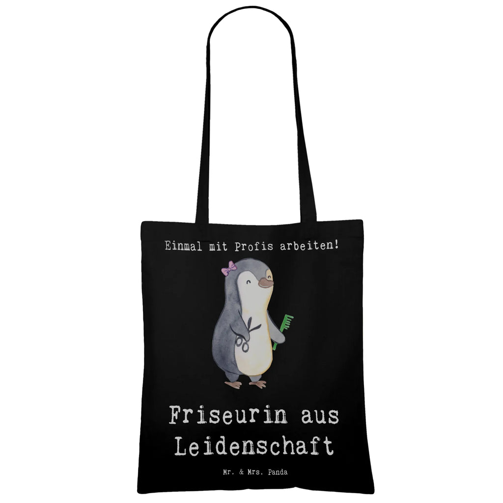 Tragetasche Friseurin aus Leidenschaft Beuteltasche, Beutel, Einkaufstasche, Jutebeutel, Stoffbeutel, Tasche, Shopper, Umhängetasche, Strandtasche, Schultertasche, Stofftasche, Tragetasche, Badetasche, Jutetasche, Einkaufstüte, Laptoptasche, Beruf, Ausbildung, Jubiläum, Abschied, Rente, Kollege, Kollegin, Geschenk, Schenken, Arbeitskollege, Mitarbeiter, Firma, Danke, Dankeschön, Frisörin, Haarstylistin, Frisörbesuch, Friseursalon, Eröffnung Friseur