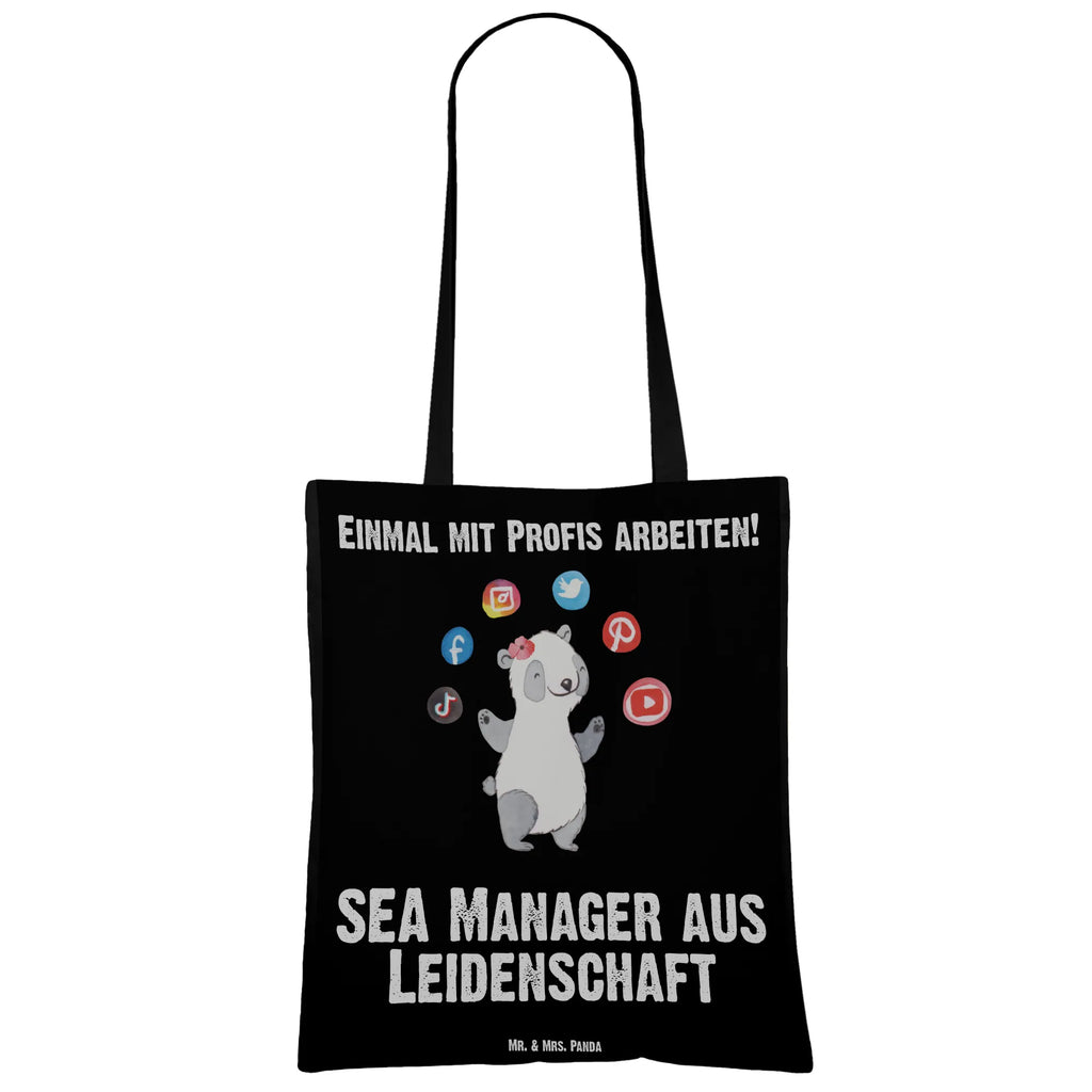 Tragetasche SEA Manager aus Leidenschaft Beuteltasche, Beutel, Einkaufstasche, Jutebeutel, Stoffbeutel, Tasche, Shopper, Umhängetasche, Strandtasche, Schultertasche, Stofftasche, Tragetasche, Badetasche, Jutetasche, Einkaufstüte, Laptoptasche, Beruf, Ausbildung, Jubiläum, Abschied, Rente, Kollege, Kollegin, Geschenk, Schenken, Arbeitskollege, Mitarbeiter, Firma, Danke, Dankeschön, SEA Manager, Suchmaschinenwerbung, Suchmaschinenmarketing