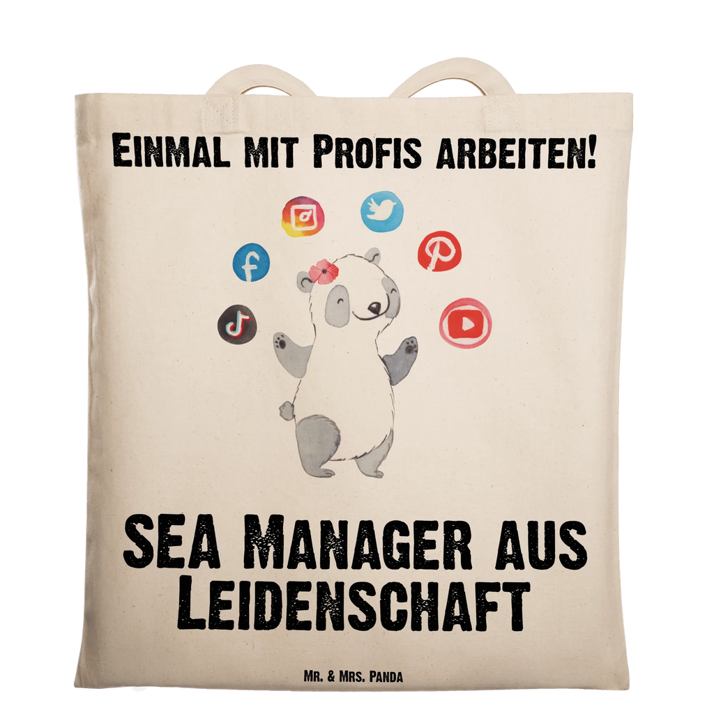 Tragetasche SEA Manager aus Leidenschaft Beuteltasche, Beutel, Einkaufstasche, Jutebeutel, Stoffbeutel, Tasche, Shopper, Umhängetasche, Strandtasche, Schultertasche, Stofftasche, Tragetasche, Badetasche, Jutetasche, Einkaufstüte, Laptoptasche, Beruf, Ausbildung, Jubiläum, Abschied, Rente, Kollege, Kollegin, Geschenk, Schenken, Arbeitskollege, Mitarbeiter, Firma, Danke, Dankeschön, SEA Manager, Suchmaschinenwerbung, Suchmaschinenmarketing