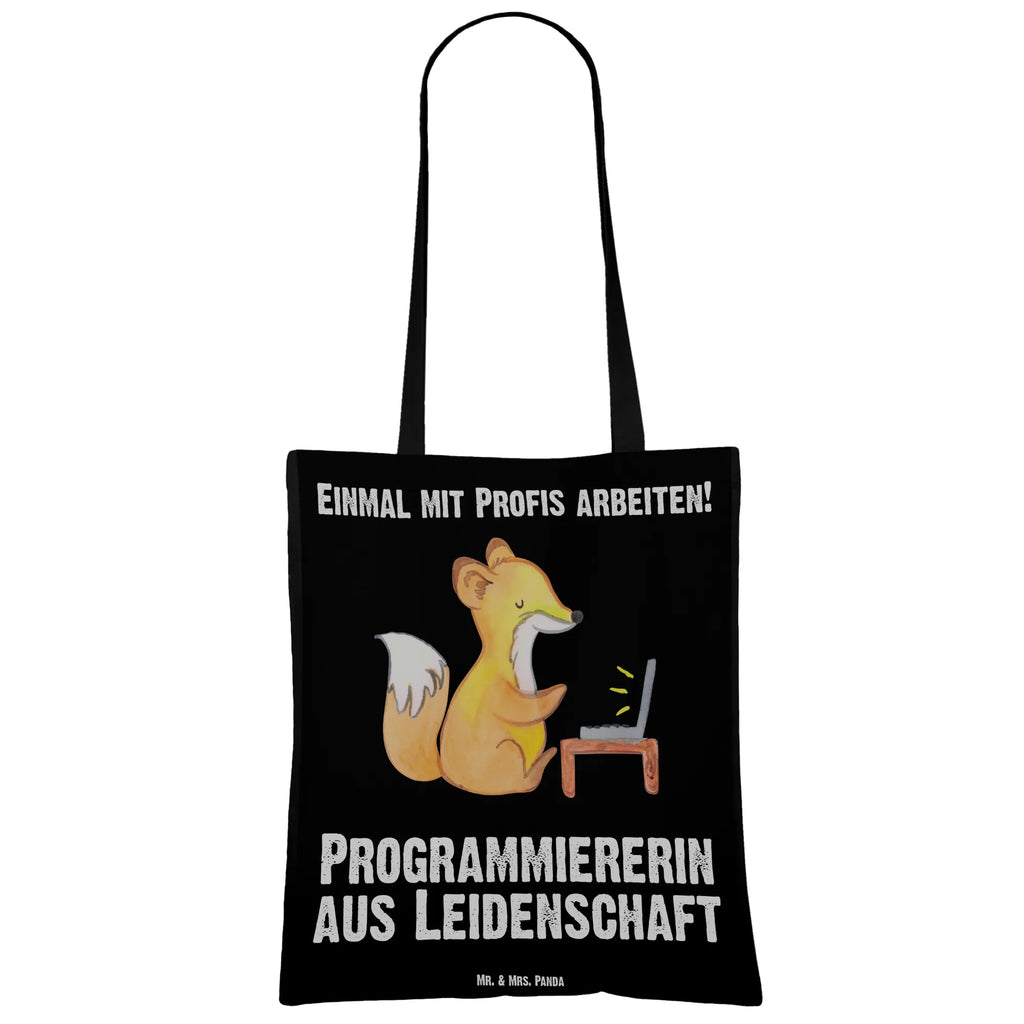 Tragetasche Programmiererin aus Leidenschaft Beuteltasche, Beutel, Einkaufstasche, Jutebeutel, Stoffbeutel, Tasche, Shopper, Umhängetasche, Strandtasche, Schultertasche, Stofftasche, Tragetasche, Badetasche, Jutetasche, Einkaufstüte, Laptoptasche, Beruf, Ausbildung, Jubiläum, Abschied, Rente, Kollege, Kollegin, Geschenk, Schenken, Arbeitskollege, Mitarbeiter, Firma, Danke, Dankeschön, Programmiererin, Softwareingenieurin, Softwarentwicklerin, Computerfreak, Datenverarbeiterin, Computerfachfrau, IT-Spezialistin, Nerd