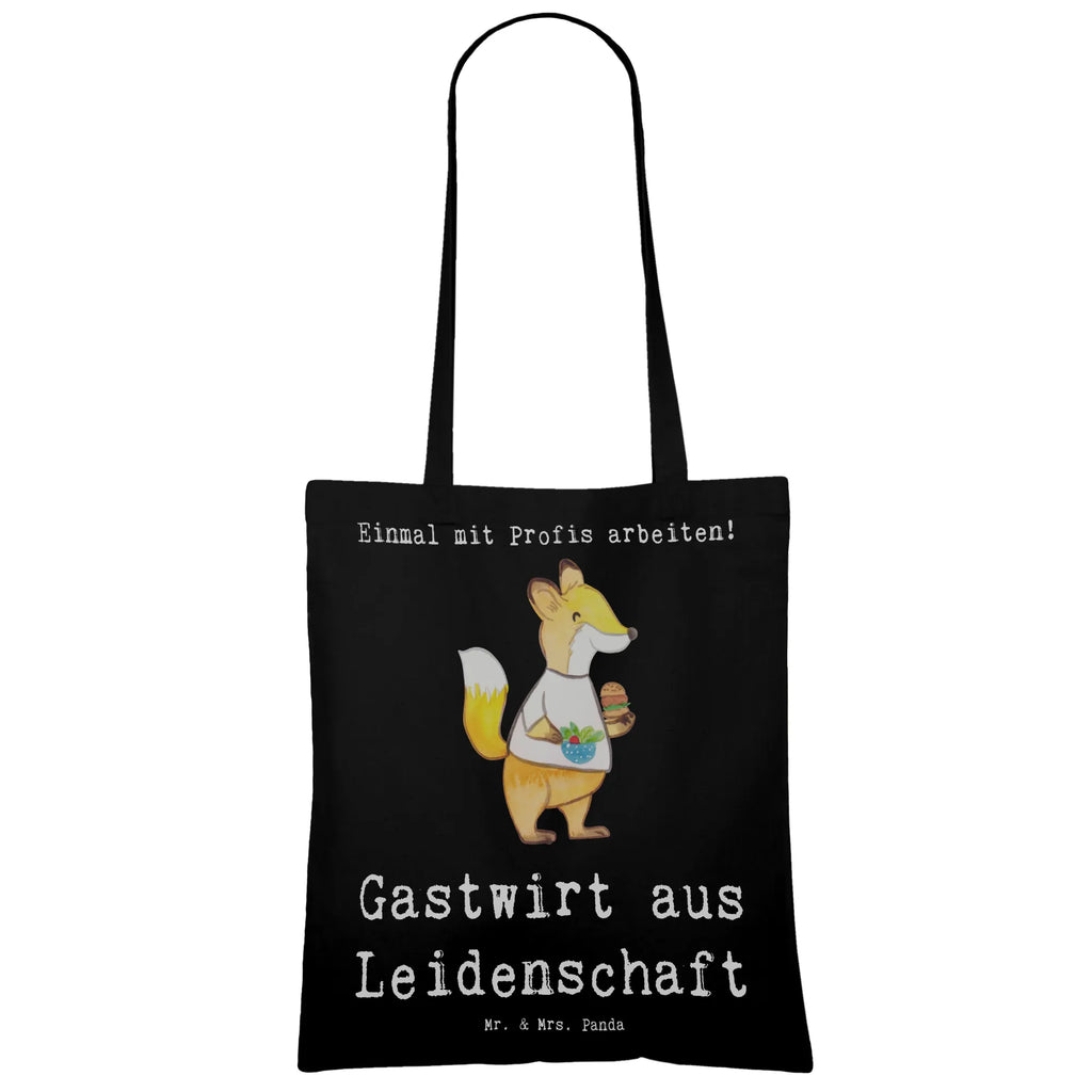 Tragetasche Gastwirt aus Leidenschaft Beuteltasche, Beutel, Einkaufstasche, Jutebeutel, Stoffbeutel, Tasche, Shopper, Umhängetasche, Strandtasche, Schultertasche, Stofftasche, Tragetasche, Badetasche, Jutetasche, Einkaufstüte, Laptoptasche, Beruf, Ausbildung, Jubiläum, Abschied, Rente, Kollege, Kollegin, Geschenk, Schenken, Arbeitskollege, Mitarbeiter, Firma, Danke, Dankeschön, Kneipenwirt, Gastwirt, Gaststätte, Kneipe, Eröffnung, Barkeeper, Bartender, Rum, Bar