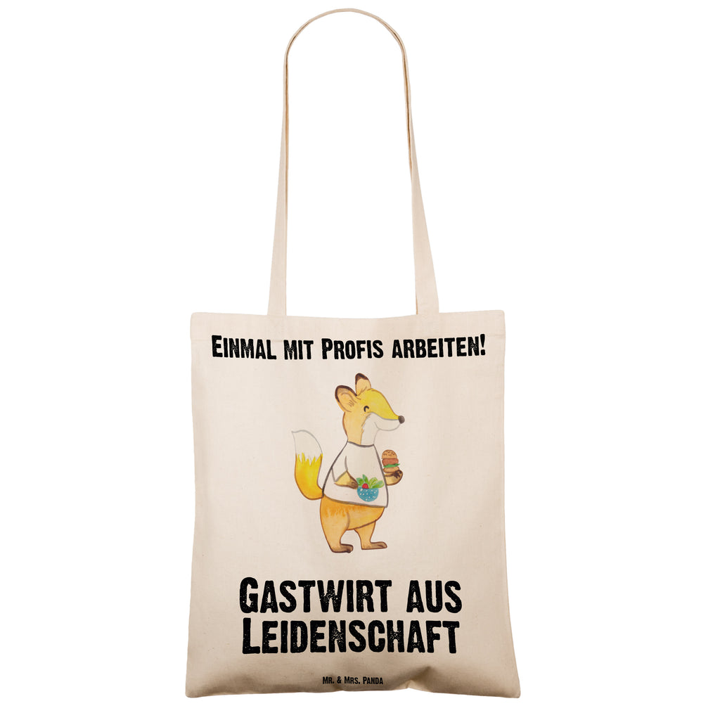 Tragetasche Gastwirt aus Leidenschaft Beuteltasche, Beutel, Einkaufstasche, Jutebeutel, Stoffbeutel, Tasche, Shopper, Umhängetasche, Strandtasche, Schultertasche, Stofftasche, Tragetasche, Badetasche, Jutetasche, Einkaufstüte, Laptoptasche, Beruf, Ausbildung, Jubiläum, Abschied, Rente, Kollege, Kollegin, Geschenk, Schenken, Arbeitskollege, Mitarbeiter, Firma, Danke, Dankeschön, Kneipenwirt, Gastwirt, Gaststätte, Kneipe, Eröffnung, Barkeeper, Bartender, Rum, Bar