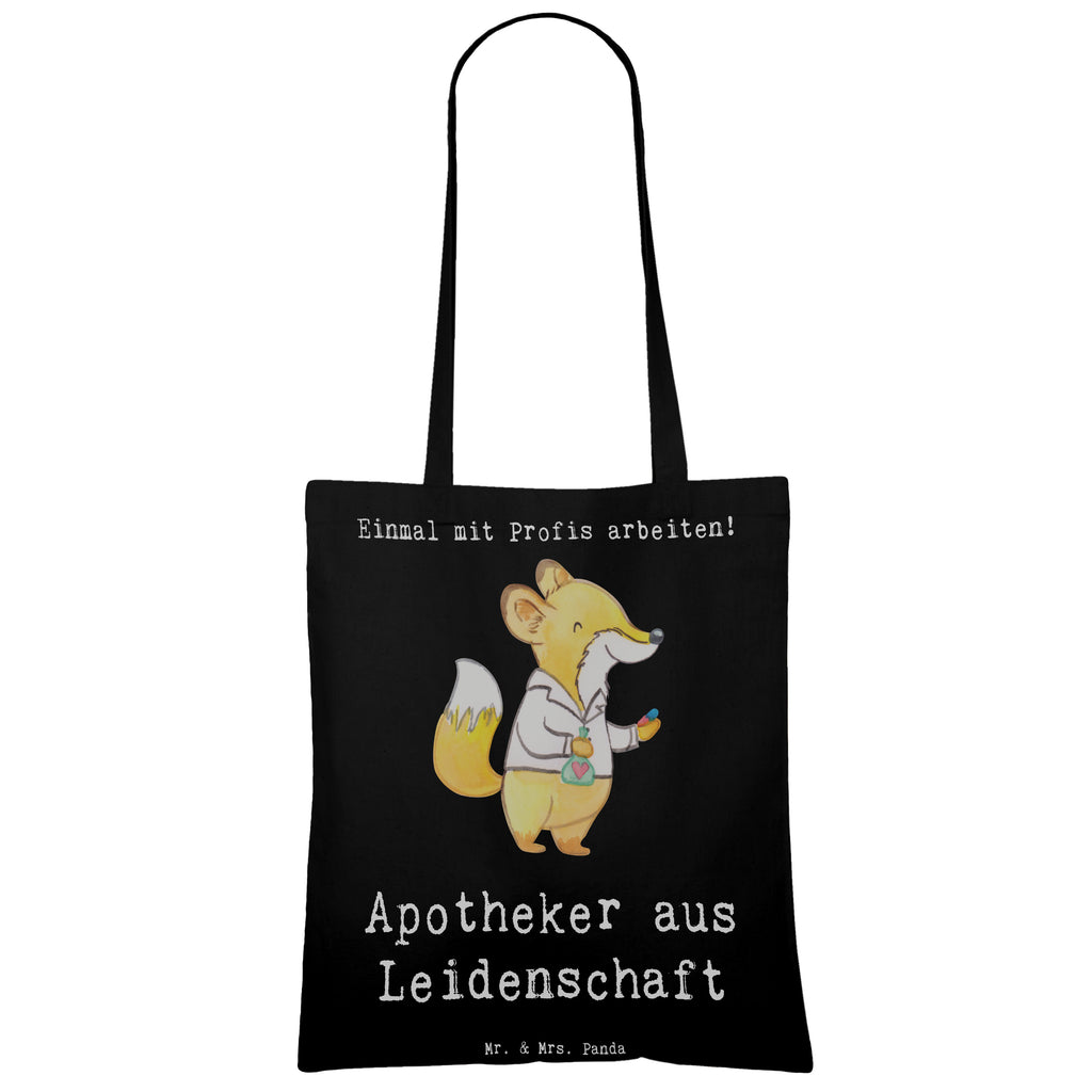 Tragetasche Apotheker aus Leidenschaft Beuteltasche, Beutel, Einkaufstasche, Jutebeutel, Stoffbeutel, Tasche, Shopper, Umhängetasche, Strandtasche, Schultertasche, Stofftasche, Tragetasche, Badetasche, Jutetasche, Einkaufstüte, Laptoptasche, Beruf, Ausbildung, Jubiläum, Abschied, Rente, Kollege, Kollegin, Geschenk, Schenken, Arbeitskollege, Mitarbeiter, Firma, Danke, Dankeschön, Apotheker, Pharmazie, Staatsexamen, Approbation, Eröffnung Apotheke