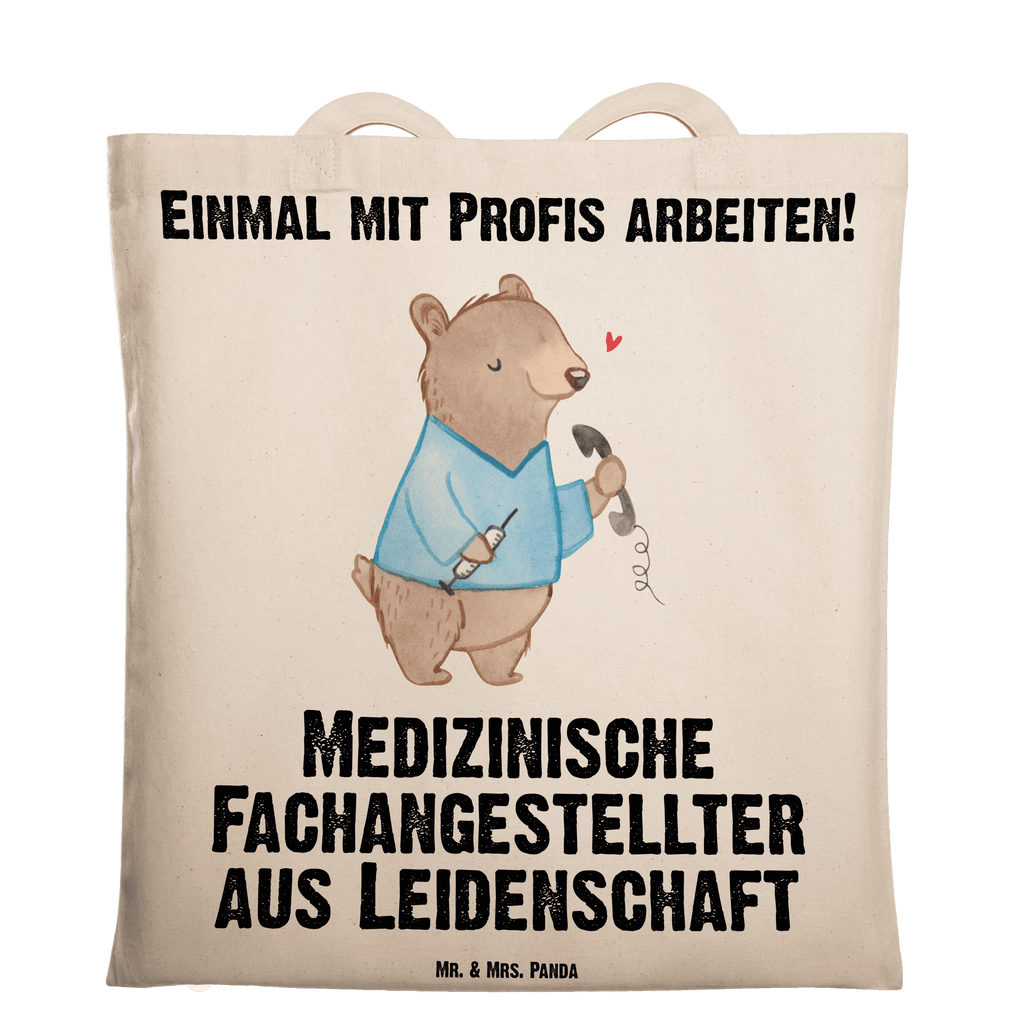 Tragetasche Medizinische Fachangestellter aus Leidenschaft Beuteltasche, Beutel, Einkaufstasche, Jutebeutel, Stoffbeutel, Tasche, Shopper, Umhängetasche, Strandtasche, Schultertasche, Stofftasche, Tragetasche, Badetasche, Jutetasche, Einkaufstüte, Laptoptasche, Beruf, Ausbildung, Jubiläum, Abschied, Rente, Kollege, Kollegin, Geschenk, Schenken, Arbeitskollege, Mitarbeiter, Firma, Danke, Dankeschön, Arzthelfer, Medizinischer Fachangestellter, Sprechstundenhilfe