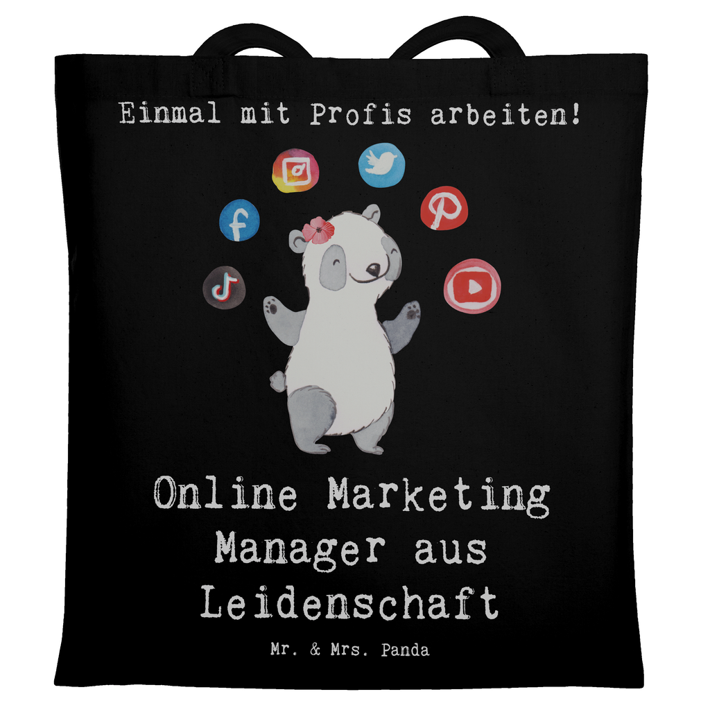 Tragetasche Online Marketing Manager aus Leidenschaft Beuteltasche, Beutel, Einkaufstasche, Jutebeutel, Stoffbeutel, Tasche, Shopper, Umhängetasche, Strandtasche, Schultertasche, Stofftasche, Tragetasche, Badetasche, Jutetasche, Einkaufstüte, Laptoptasche, Beruf, Ausbildung, Jubiläum, Abschied, Rente, Kollege, Kollegin, Geschenk, Schenken, Arbeitskollege, Mitarbeiter, Firma, Danke, Dankeschön, Online Marketing, Manager, Marketingmanager, Influencer Marketing, Digital Marketing